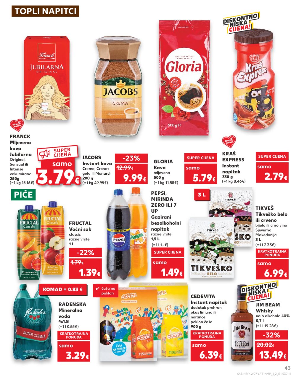 Kaufland katalog Akcija 12.02.-18.02.2025. Odabrane poslovnice