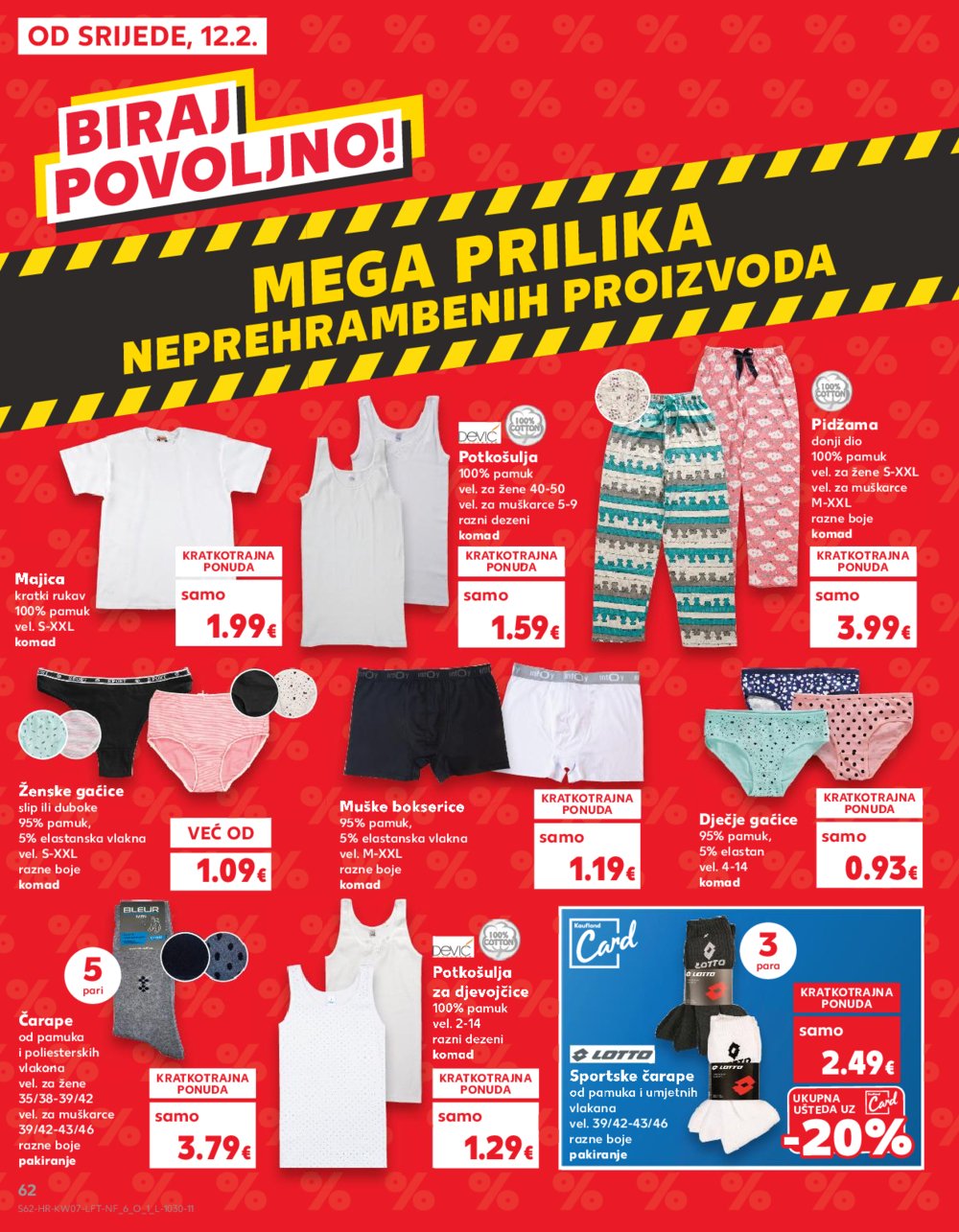 Kaufland katalog Akcija 12.02.-18.02.2025. Odabrane poslovnice