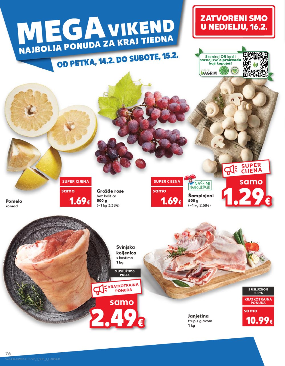 Kaufland katalog Akcija 12.02.-18.02.2025. Odabrane poslovnice