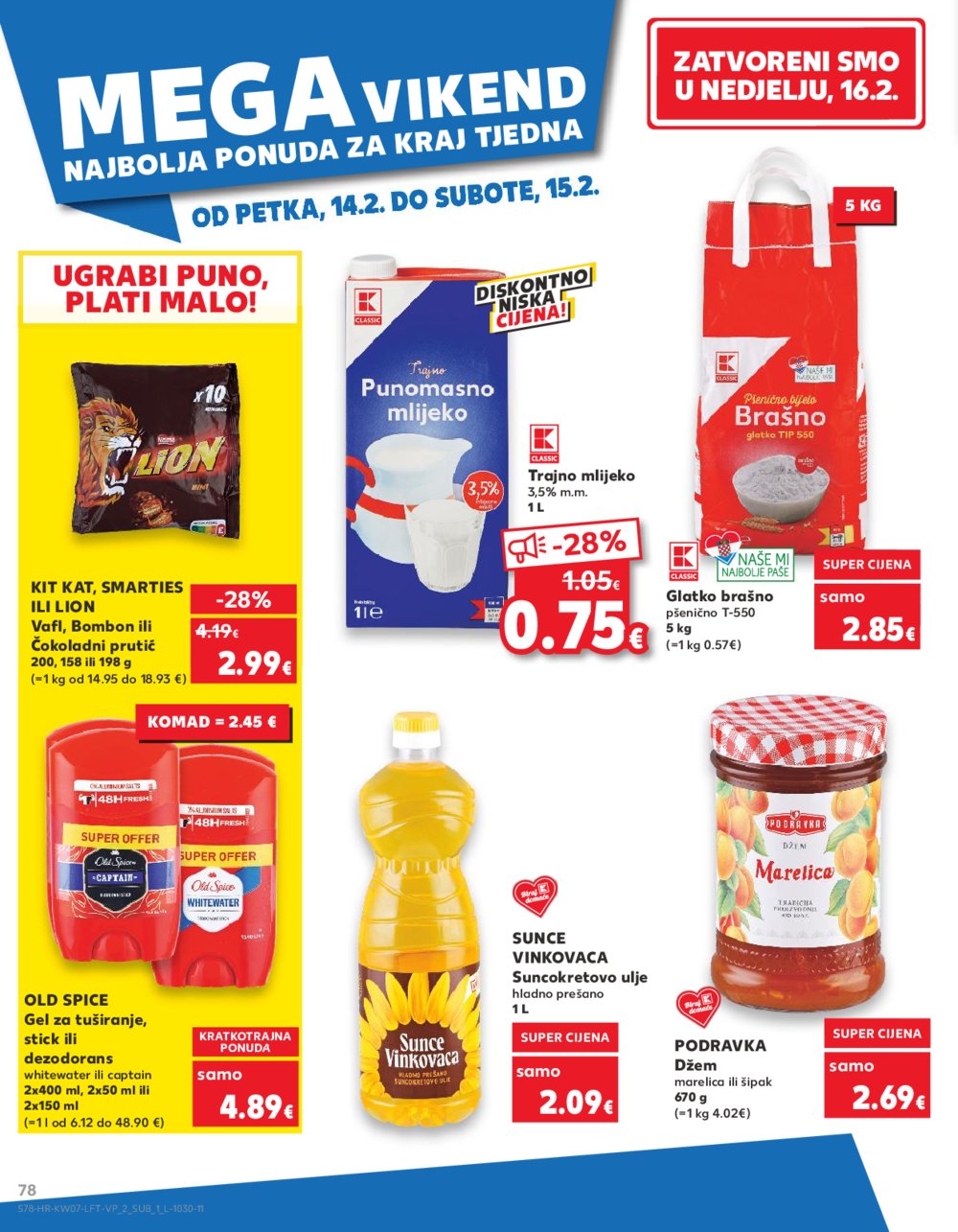 Kaufland katalog Akcija 12.02.-18.02.2025. Odabrane poslovnice