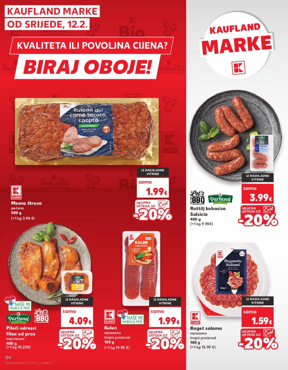 Kaufland katalog Akcija 12.02.-18.02.2025. Odabrane poslovnice