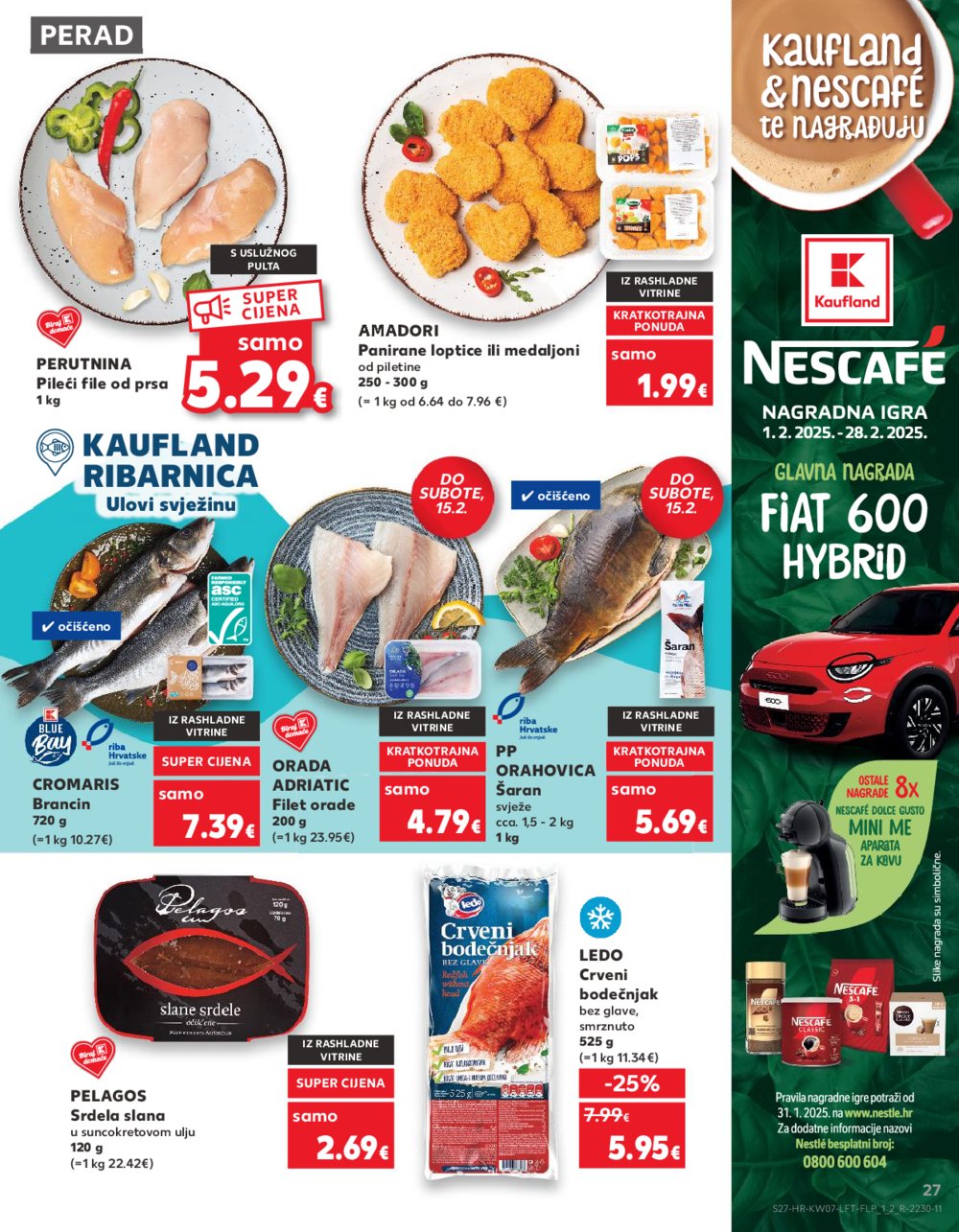 Kaufland katalog Akcija 12.02.-18.02.2025. VG, Ro, Ma, Vu, Po, Vo, DS i Ivanec