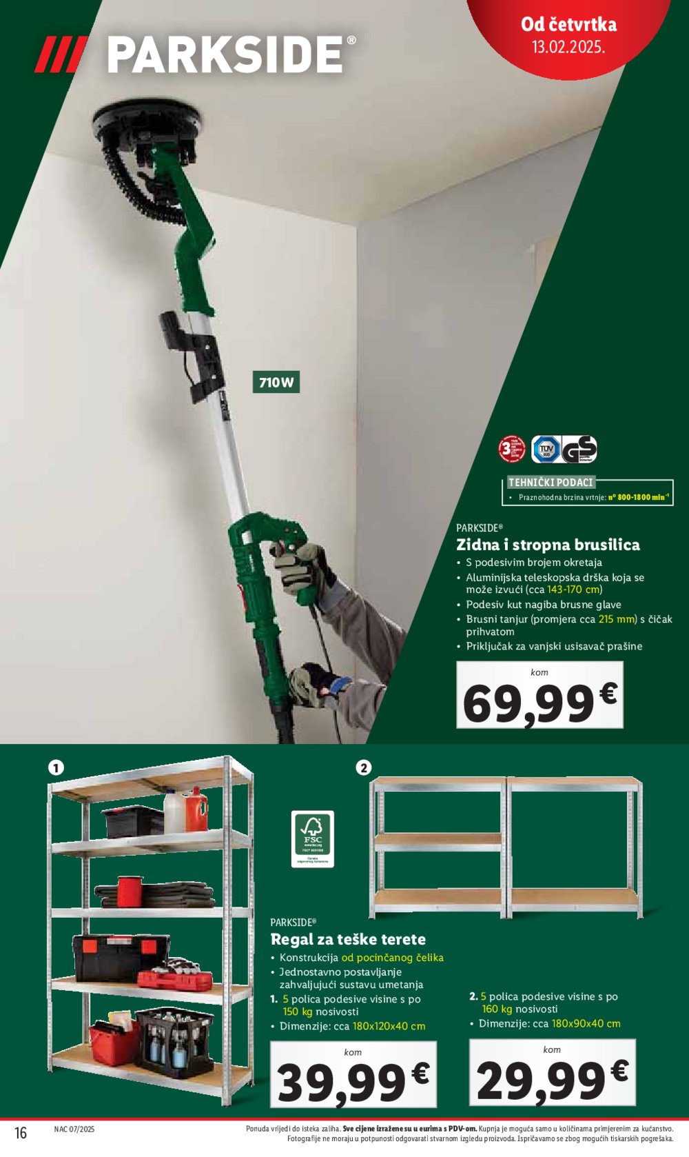 Lidl katalog Super ponuda od četvrtka 13.02.-16.02.2025.