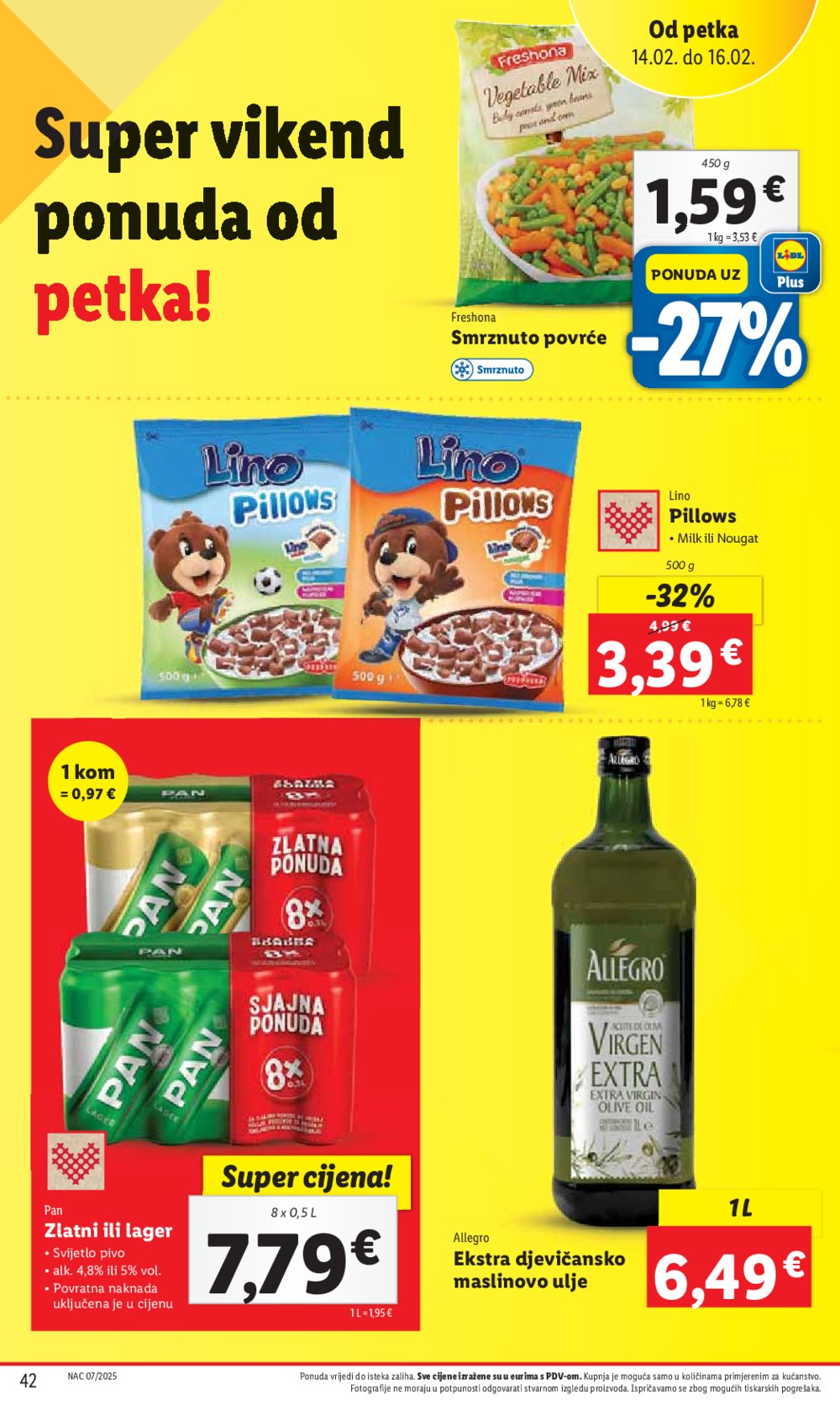 Lidl katalog Super ponuda od četvrtka 13.02.-16.02.2025.