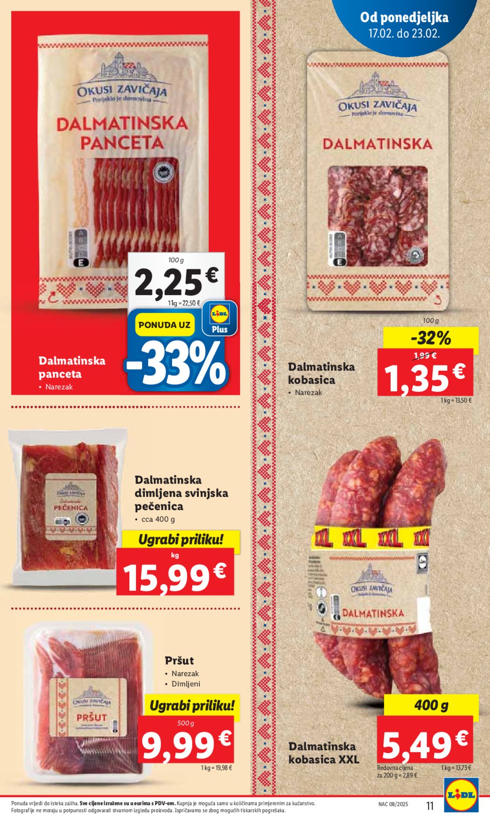 Lidl katalog Super ponuda od ponedjeljka 17.02.-23.02.2025.