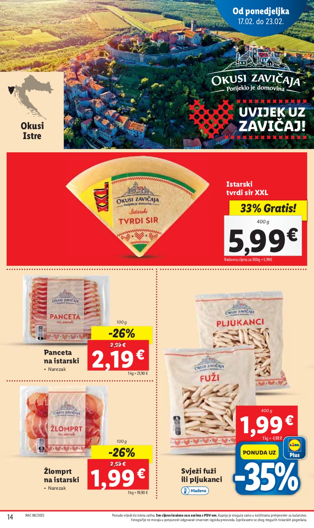 Lidl katalog Super ponuda od ponedjeljka 17.02.-23.02.2025.