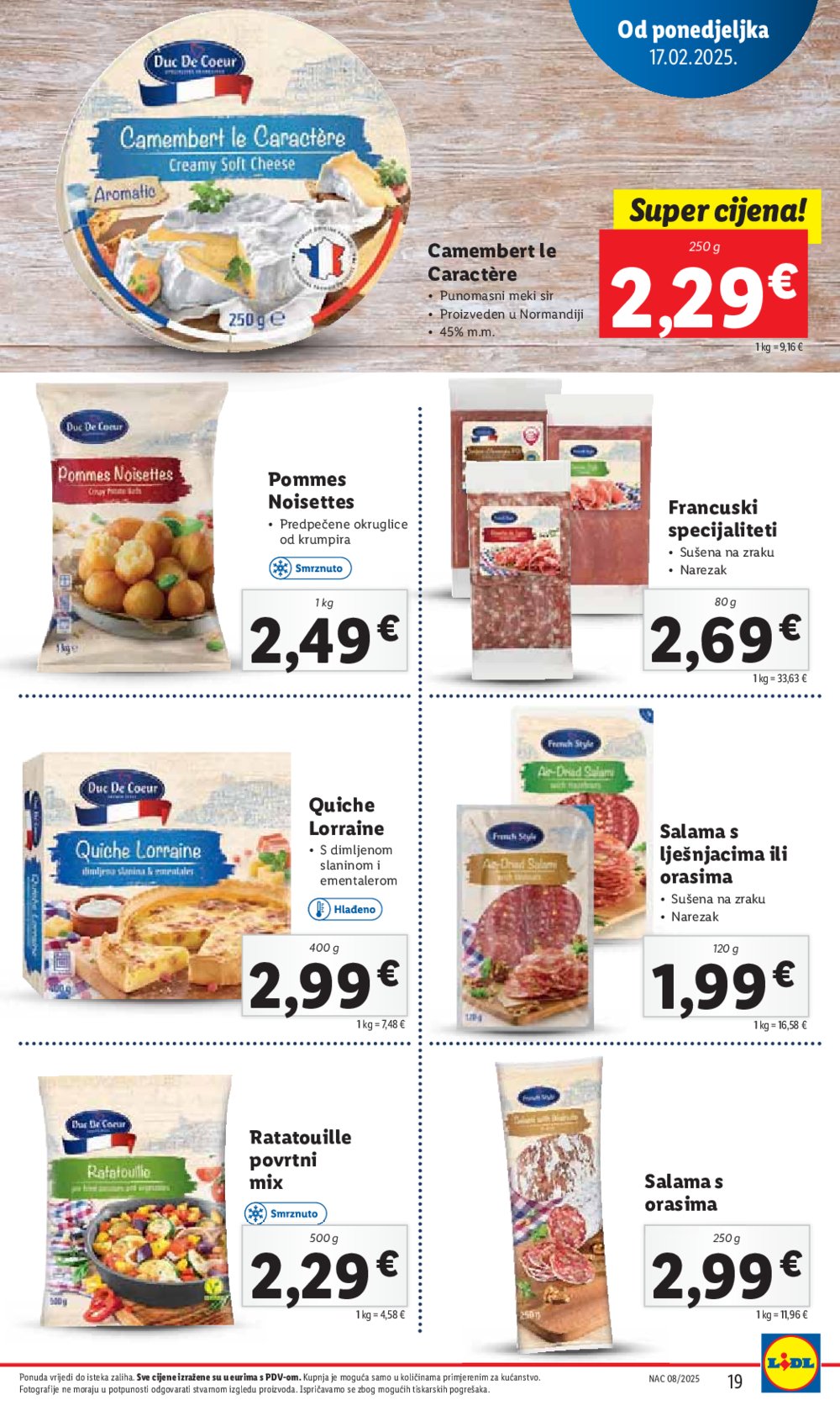 Lidl katalog Super ponuda od ponedjeljka 17.02.-23.02.2025.