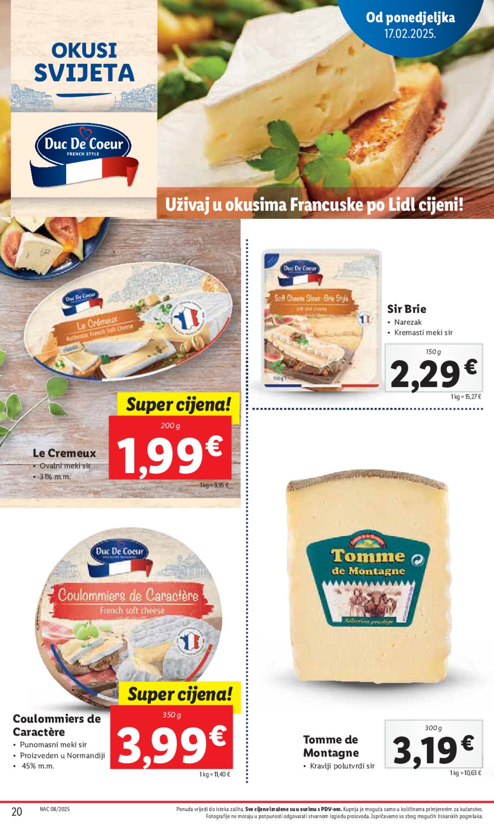 Lidl katalog Super ponuda od ponedjeljka 17.02.-23.02.2025.