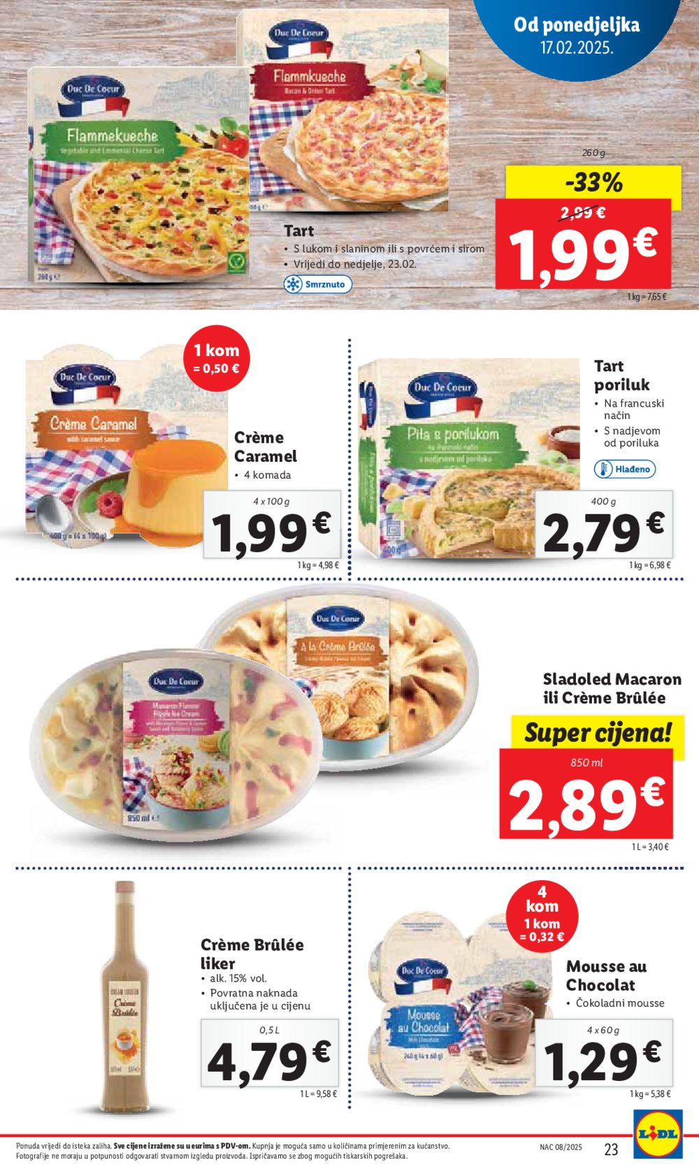 Lidl katalog Super ponuda od ponedjeljka 17.02.-23.02.2025.