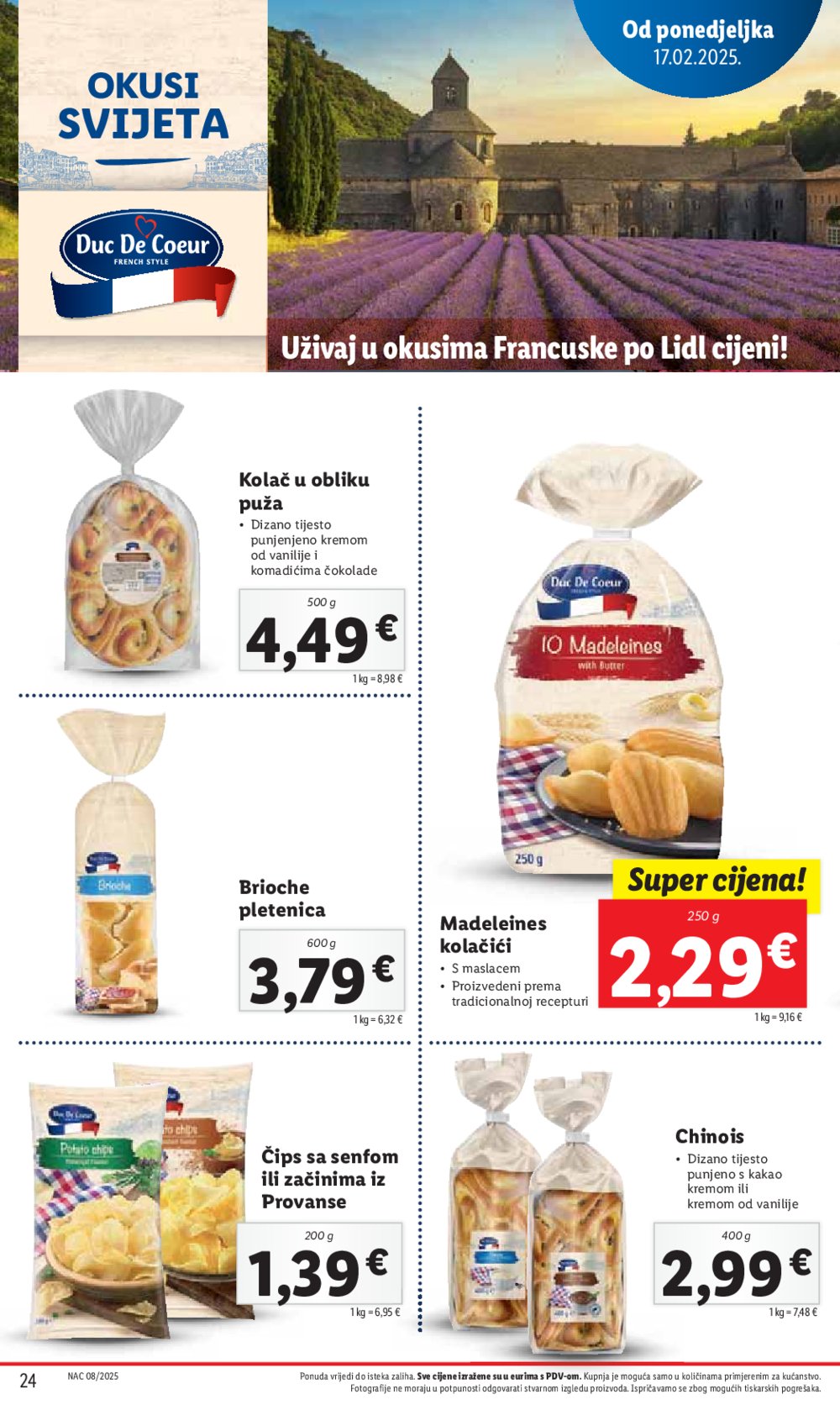 Lidl katalog Super ponuda od ponedjeljka 17.02.-23.02.2025.