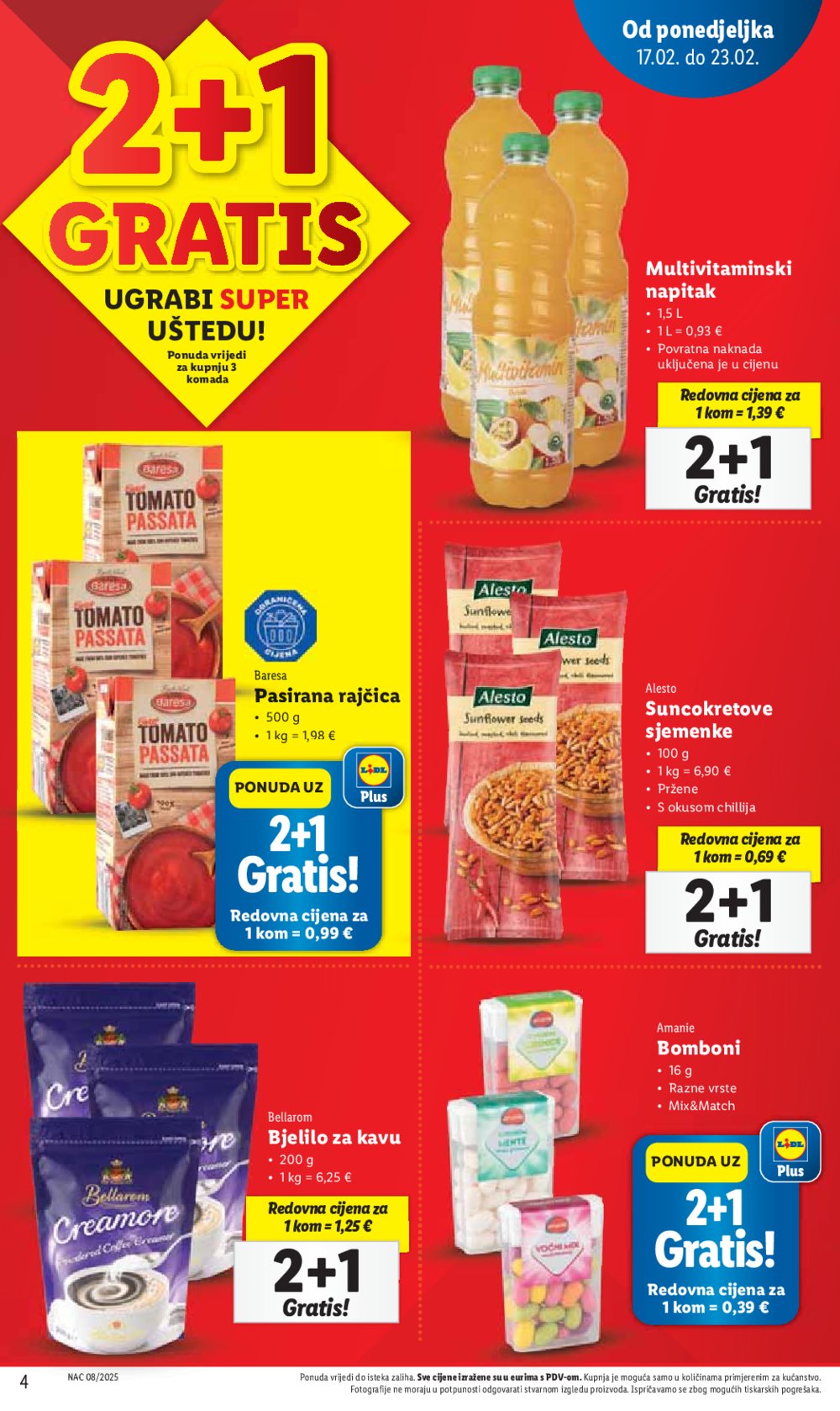 Lidl katalog Super ponuda od ponedjeljka 17.02.-23.02.2025.