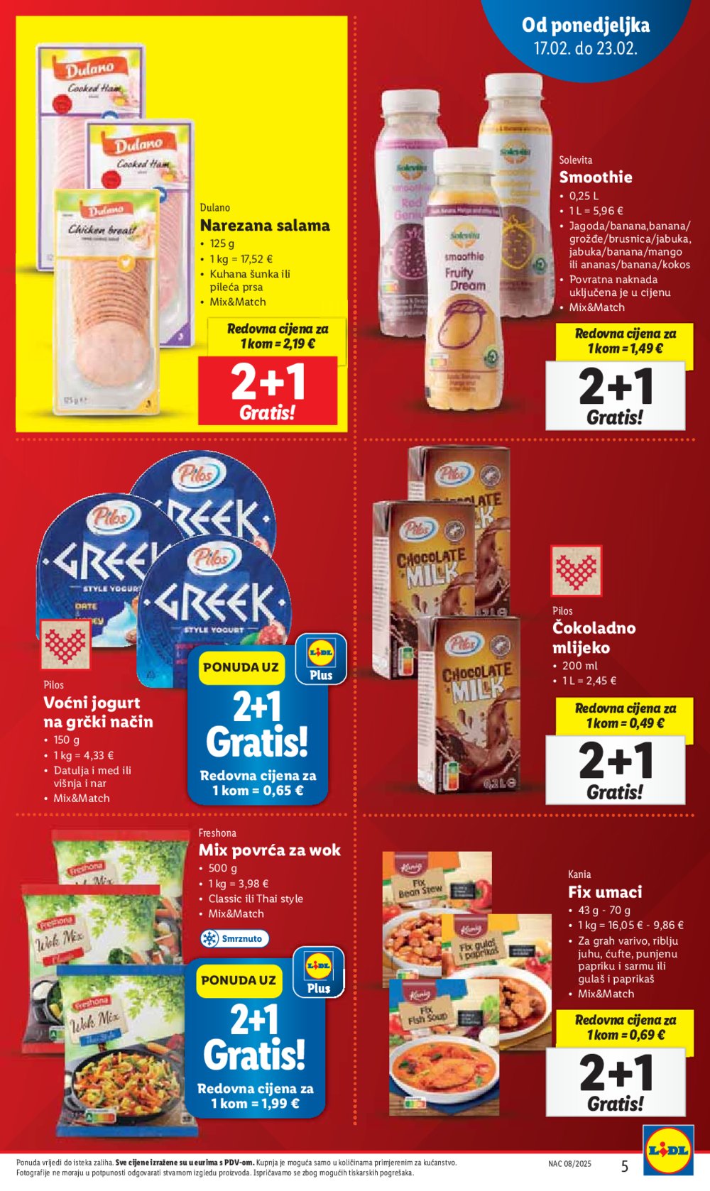 Lidl katalog Super ponuda od ponedjeljka 17.02.-23.02.2025.