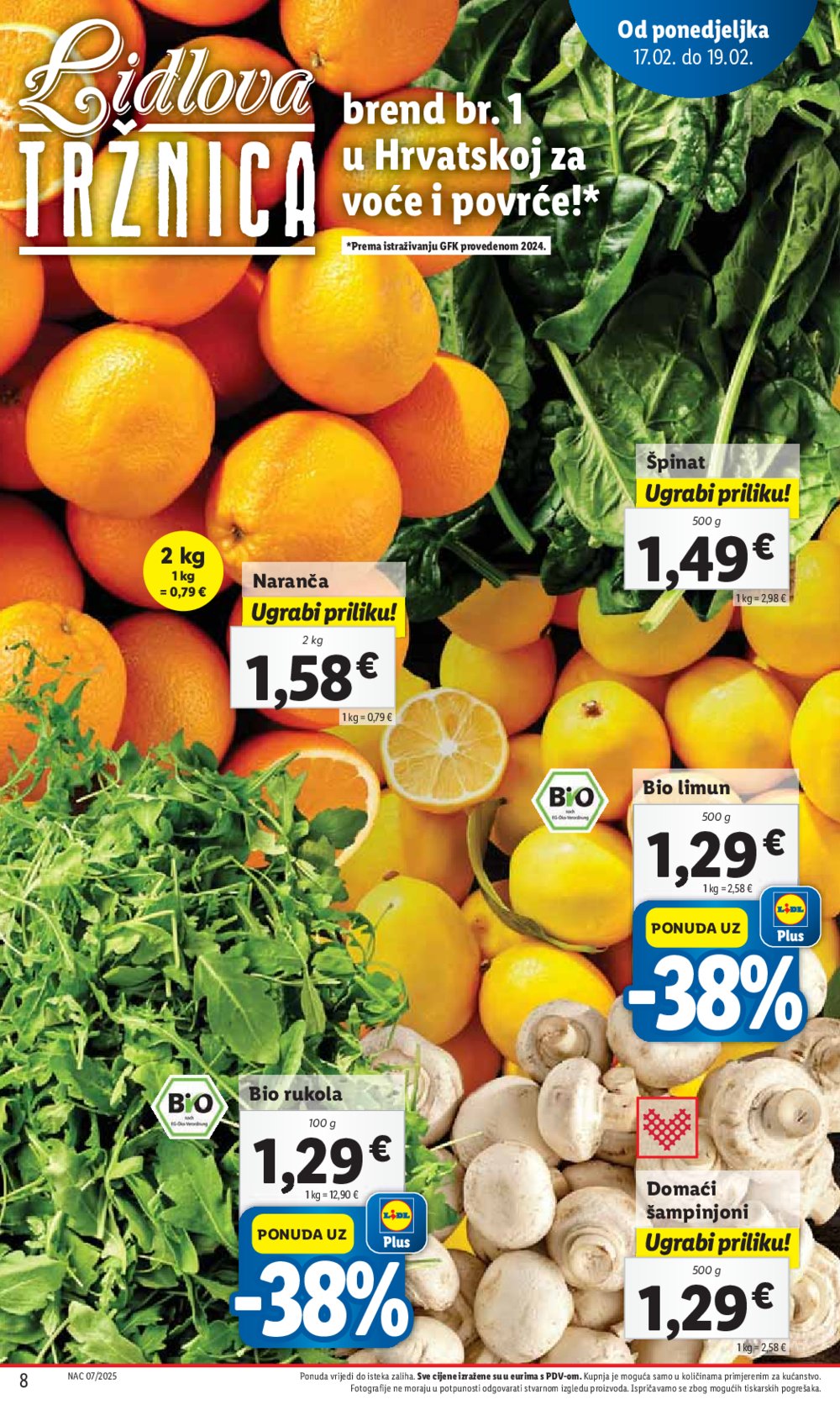 Lidl katalog Super ponuda od ponedjeljka 17.02.-23.02.2025.