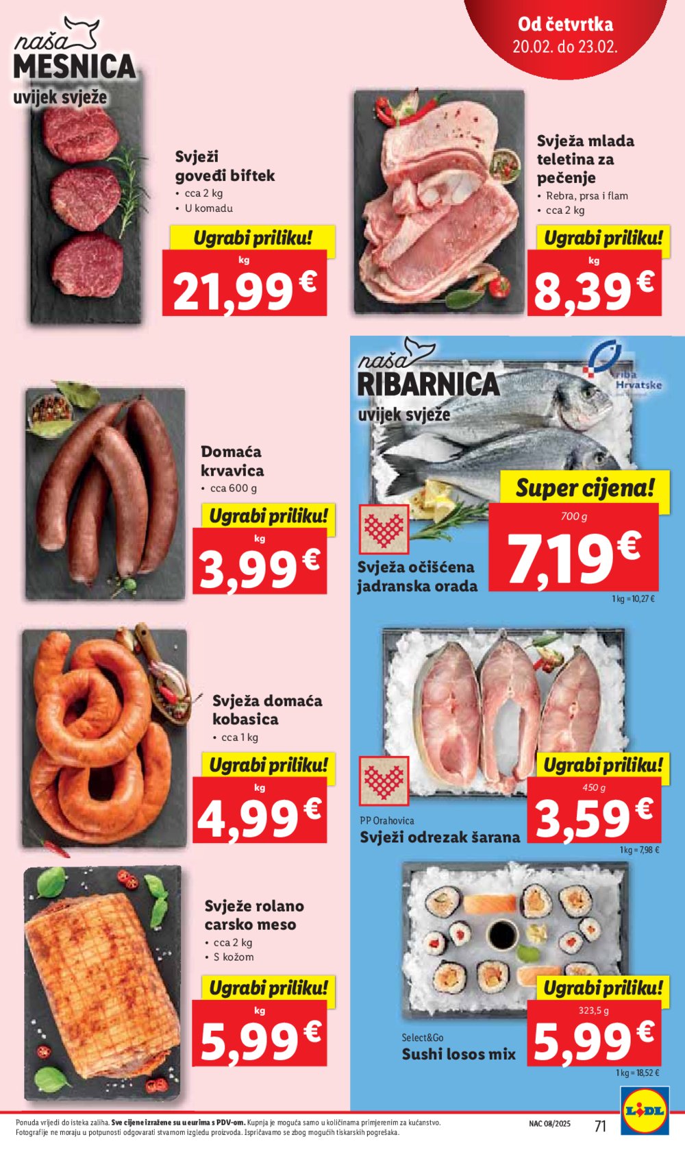 Lidl katalog Super ponuda od ponedjeljka 17.02.-23.02.2025.