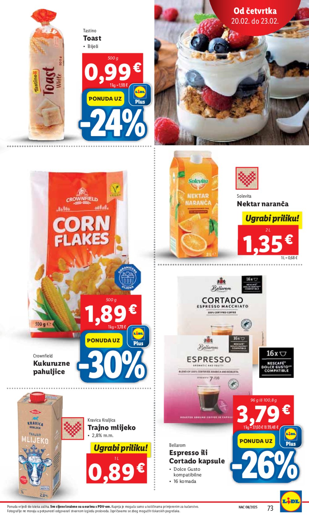 Lidl katalog Super ponuda od ponedjeljka 17.02.-23.02.2025.