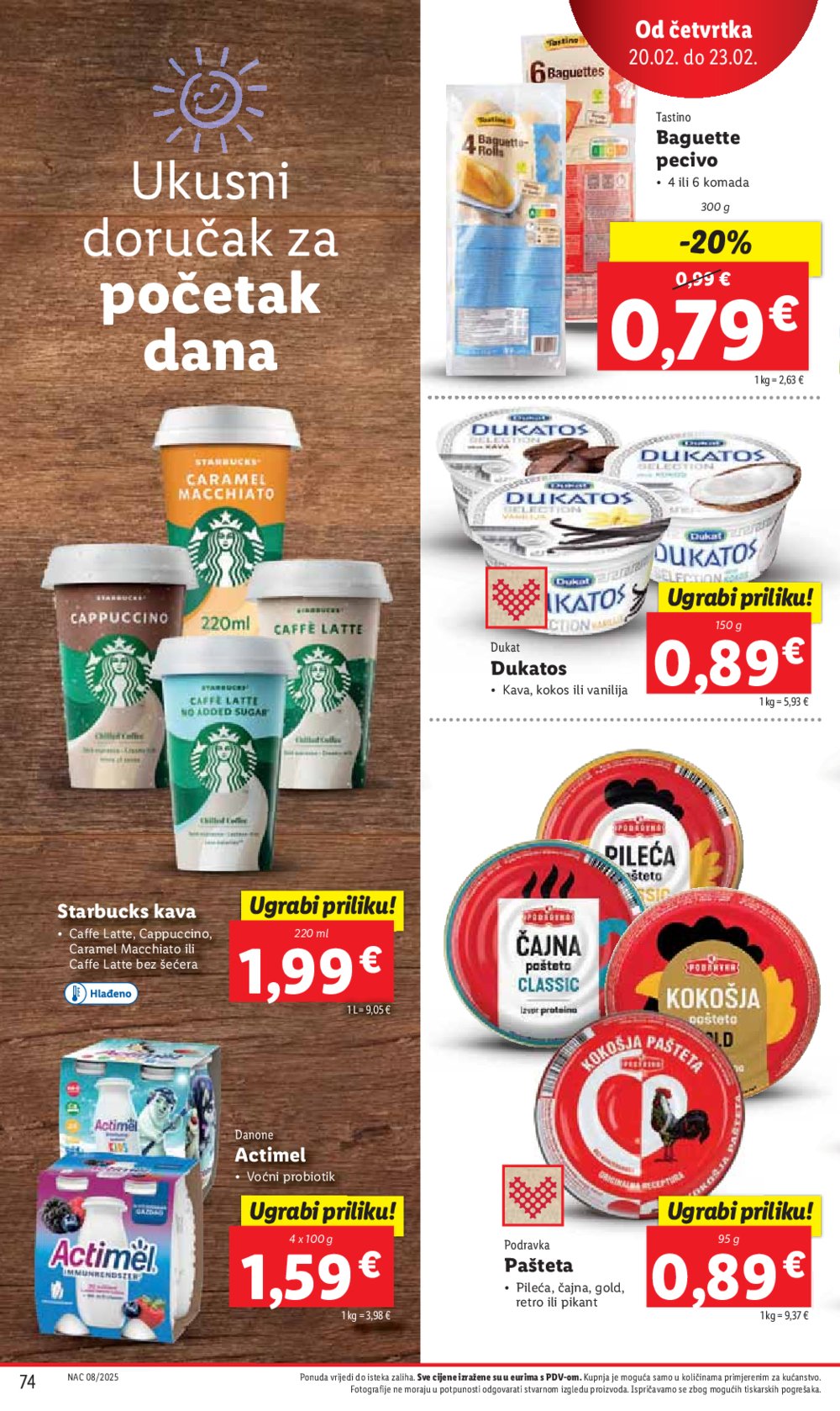 Lidl katalog Super ponuda od ponedjeljka 17.02.-23.02.2025.