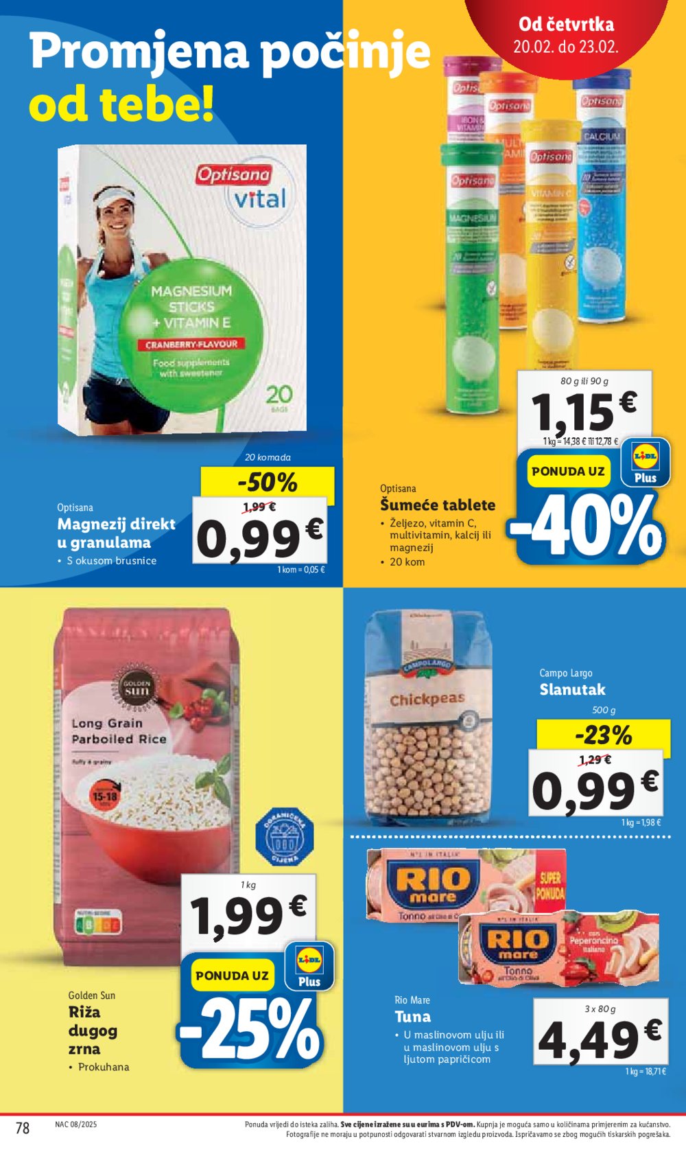 Lidl katalog Super ponuda od ponedjeljka 17.02.-23.02.2025.