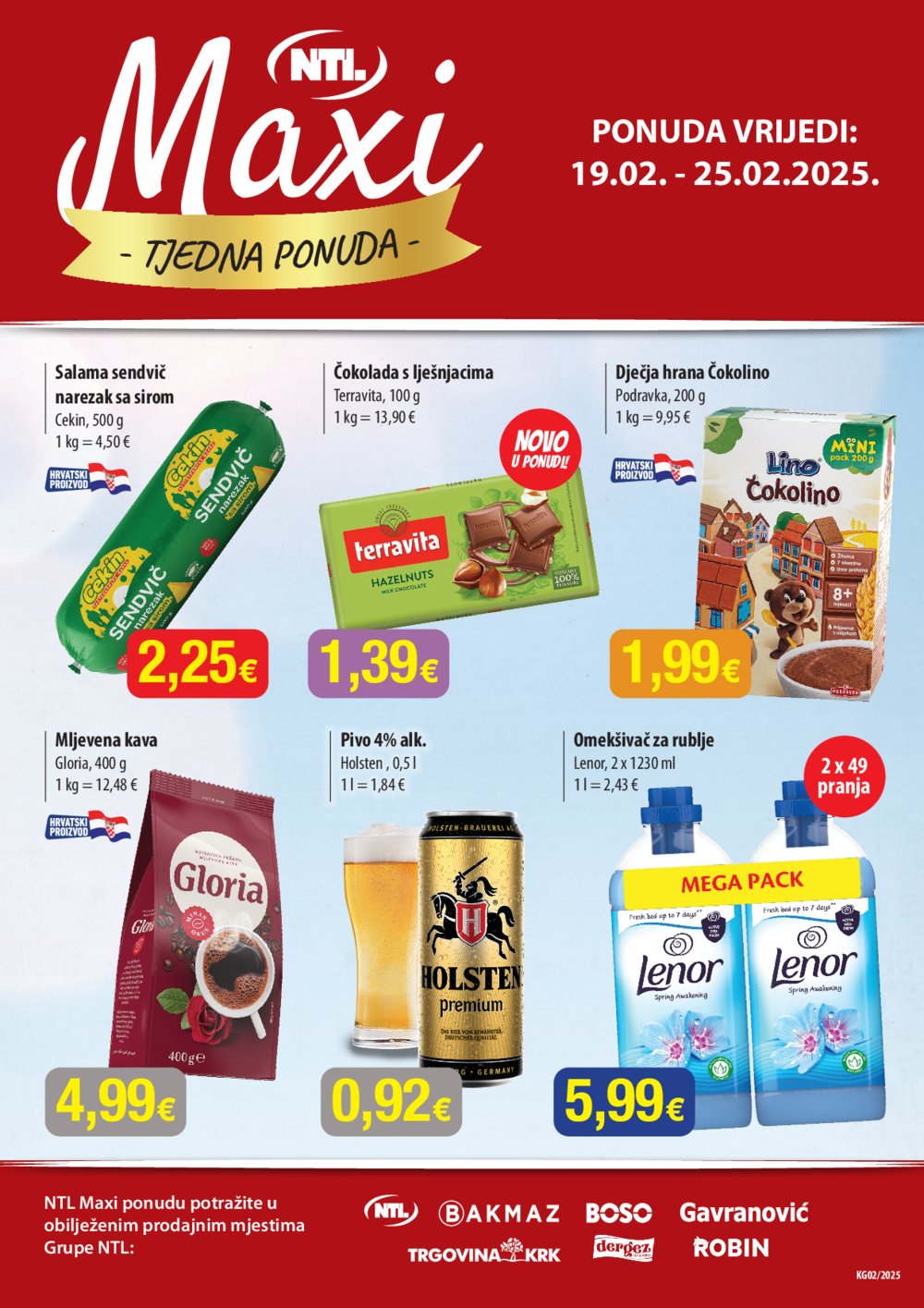 Bakmaz katalog NTL Maxi Tjedna 19.02.-25.02.2025