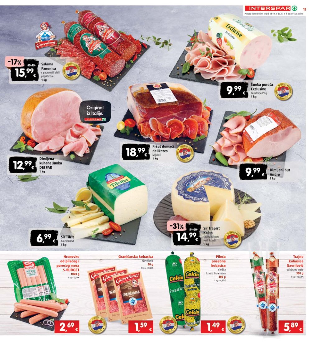 INTERSPAR katalog Akcija 19.02.-25.02.2025.