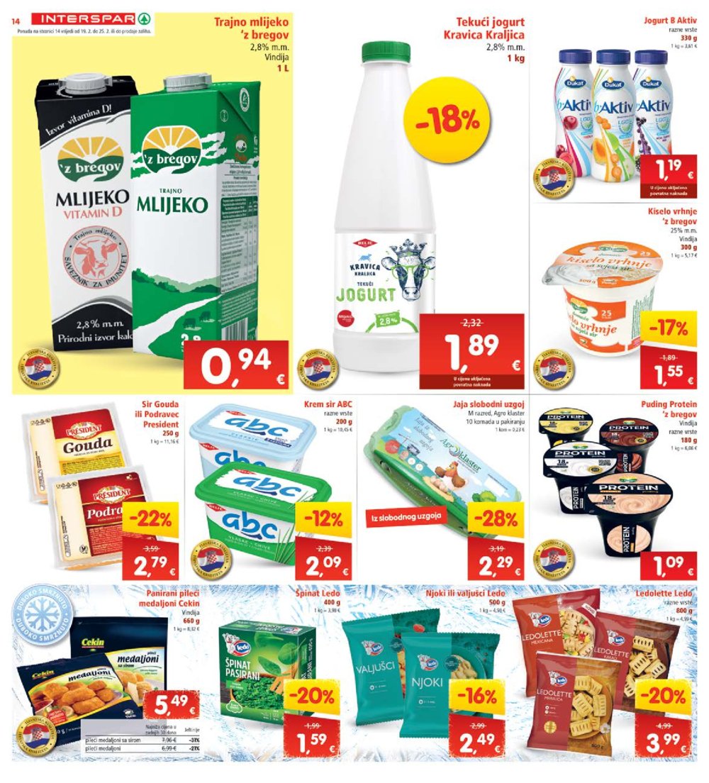 INTERSPAR katalog Akcija 19.02.-25.02.2025.