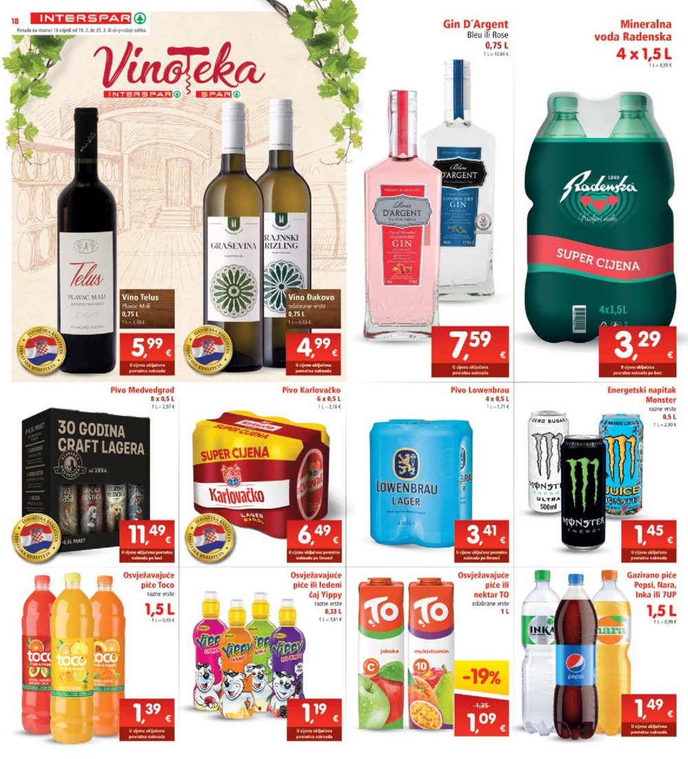 INTERSPAR katalog Akcija 19.02.-25.02.2025.