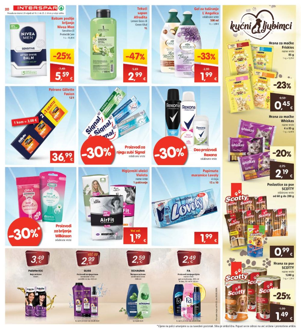 INTERSPAR katalog Akcija 19.02.-25.02.2025.