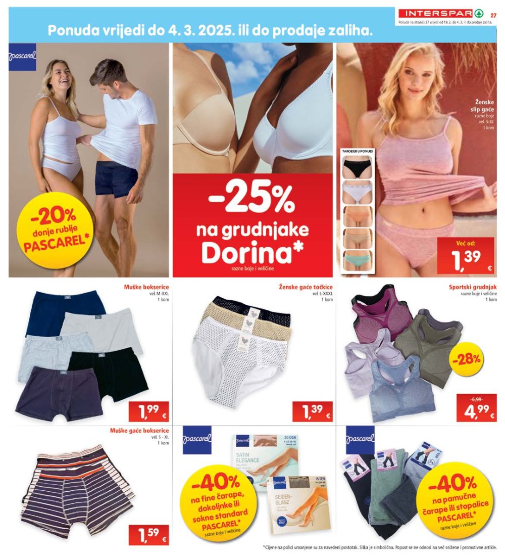 INTERSPAR katalog Akcija 19.02.-25.02.2025.