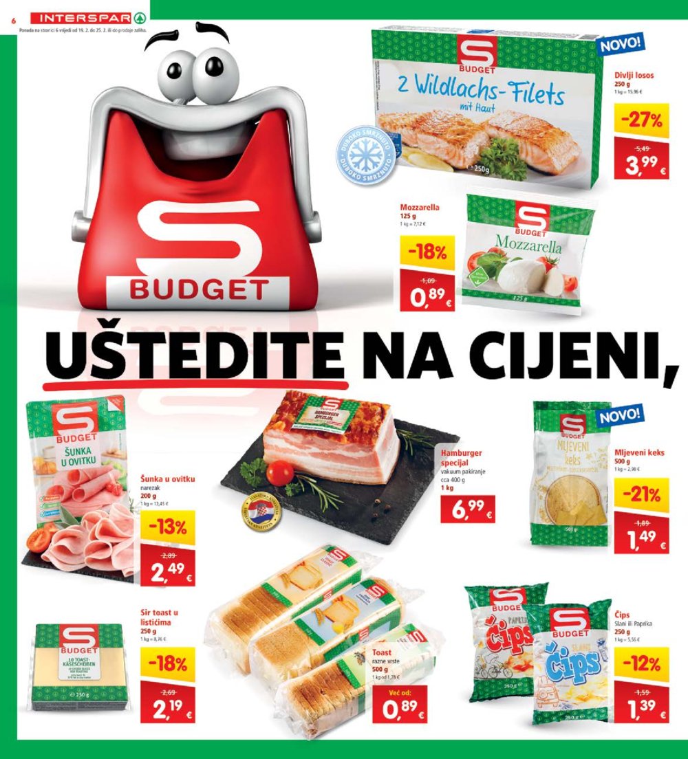 INTERSPAR katalog Akcija 19.02.-25.02.2025.