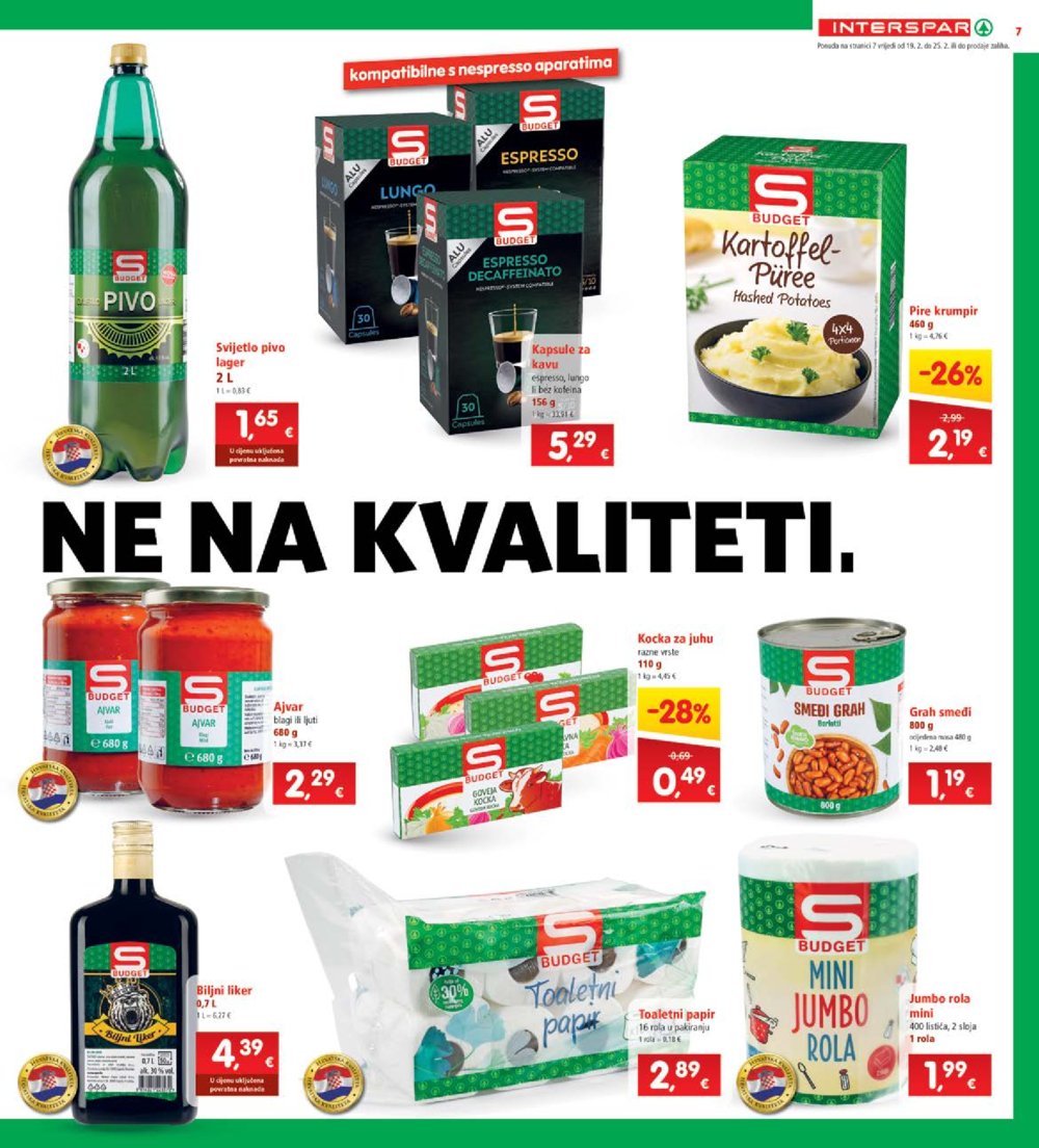 INTERSPAR katalog Akcija 19.02.-25.02.2025.