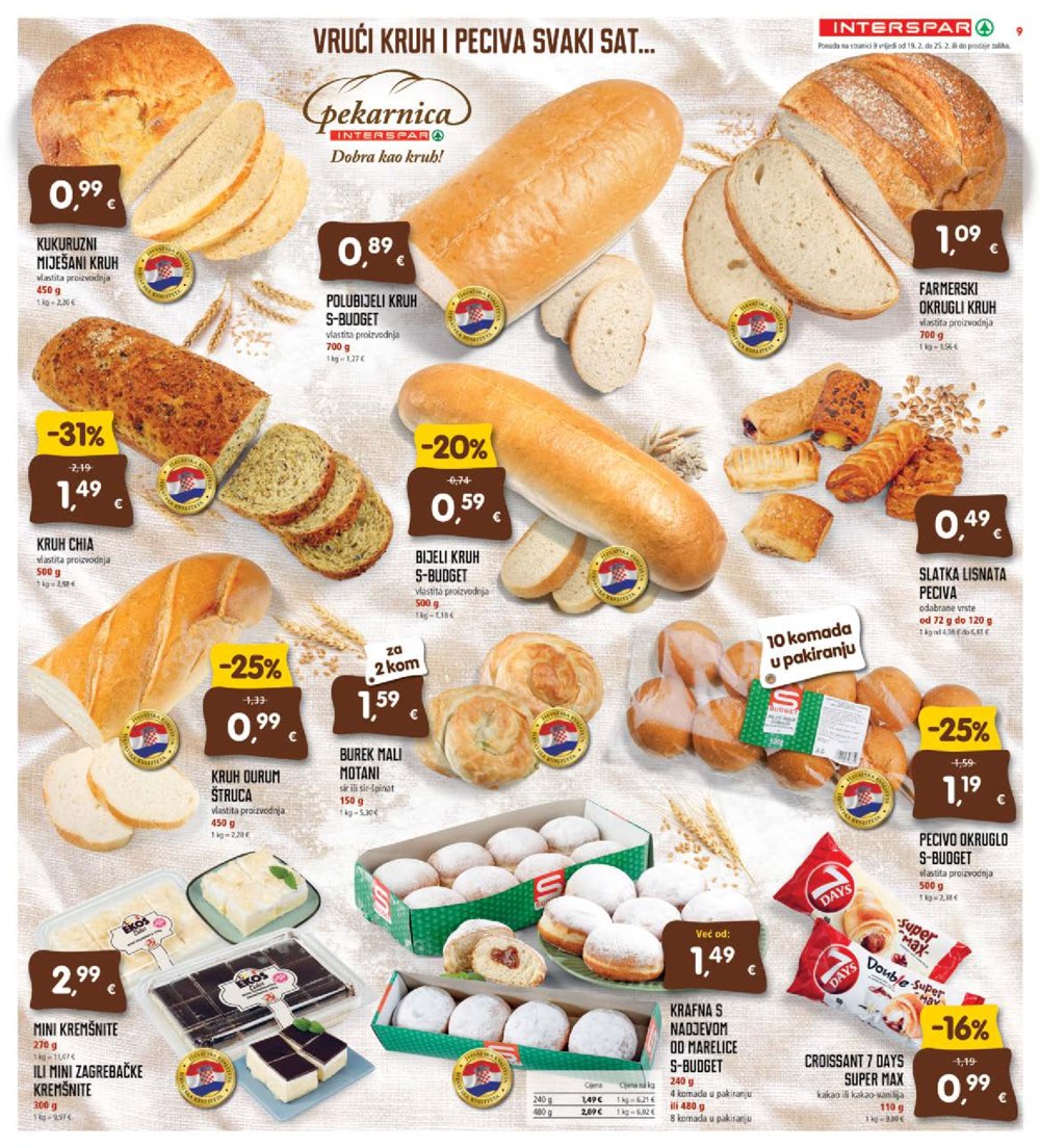 INTERSPAR katalog Akcija 19.02.-25.02.2025.