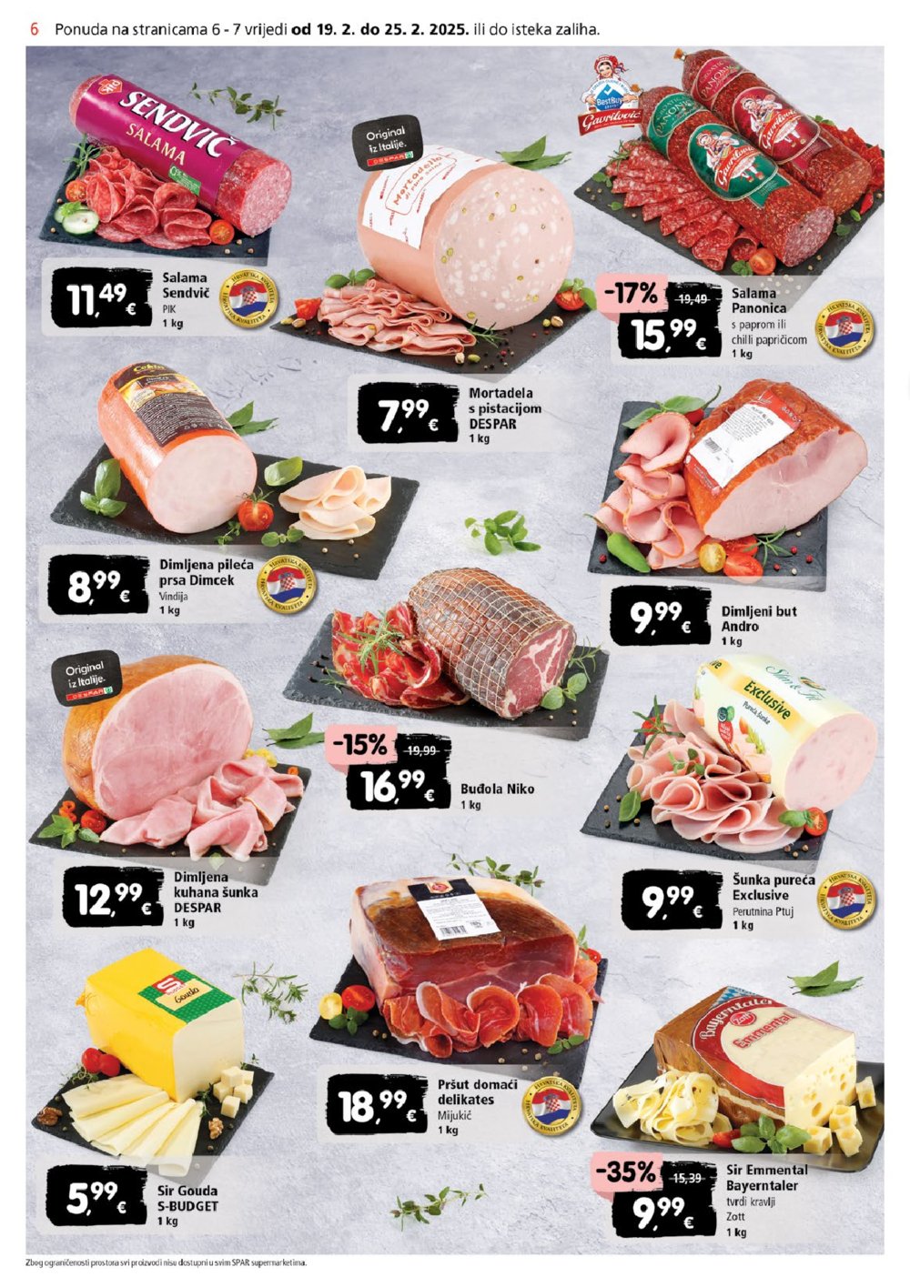 SPAR katalog Akcija 19.02.-25.02.2025.