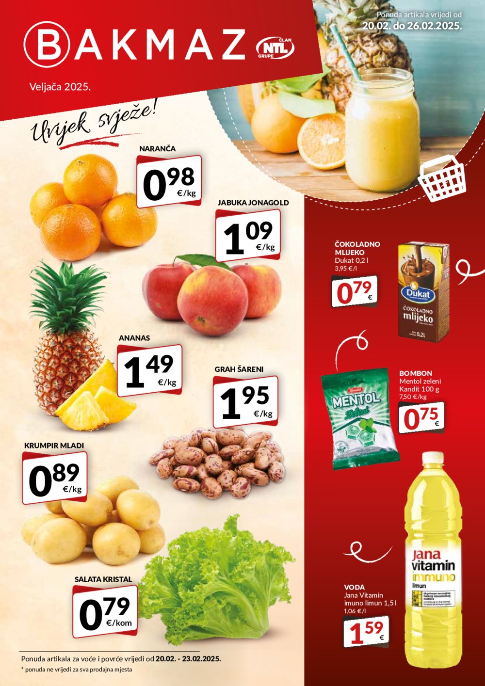 Bakmaz katalog Akcija 20.02.-26.02.2025.