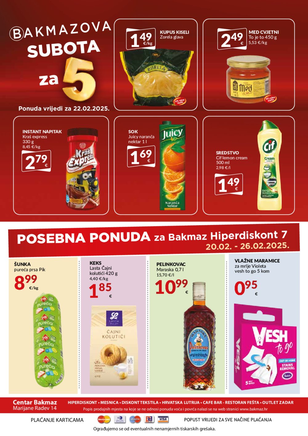 Bakmaz katalog Akcija 20.02.-26.02.2025.