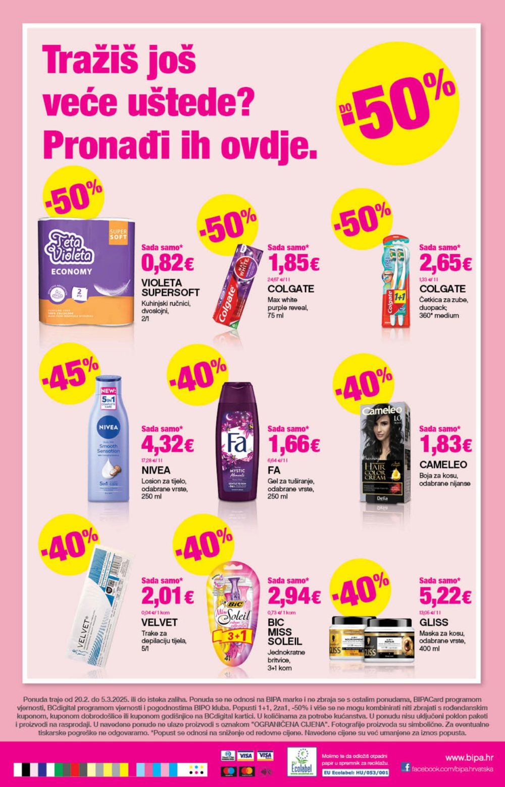 Bipa katalog Akcija 20.02.-05.03.2025.