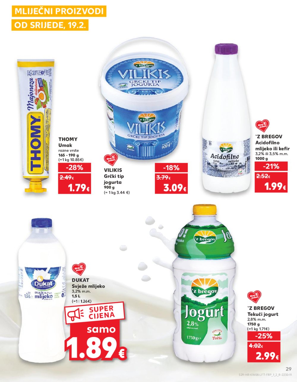 Kaufland katalog Akcija 19.02.-25.02.2025. VG, Ro, Ma, Vu, PO, Vod, DS