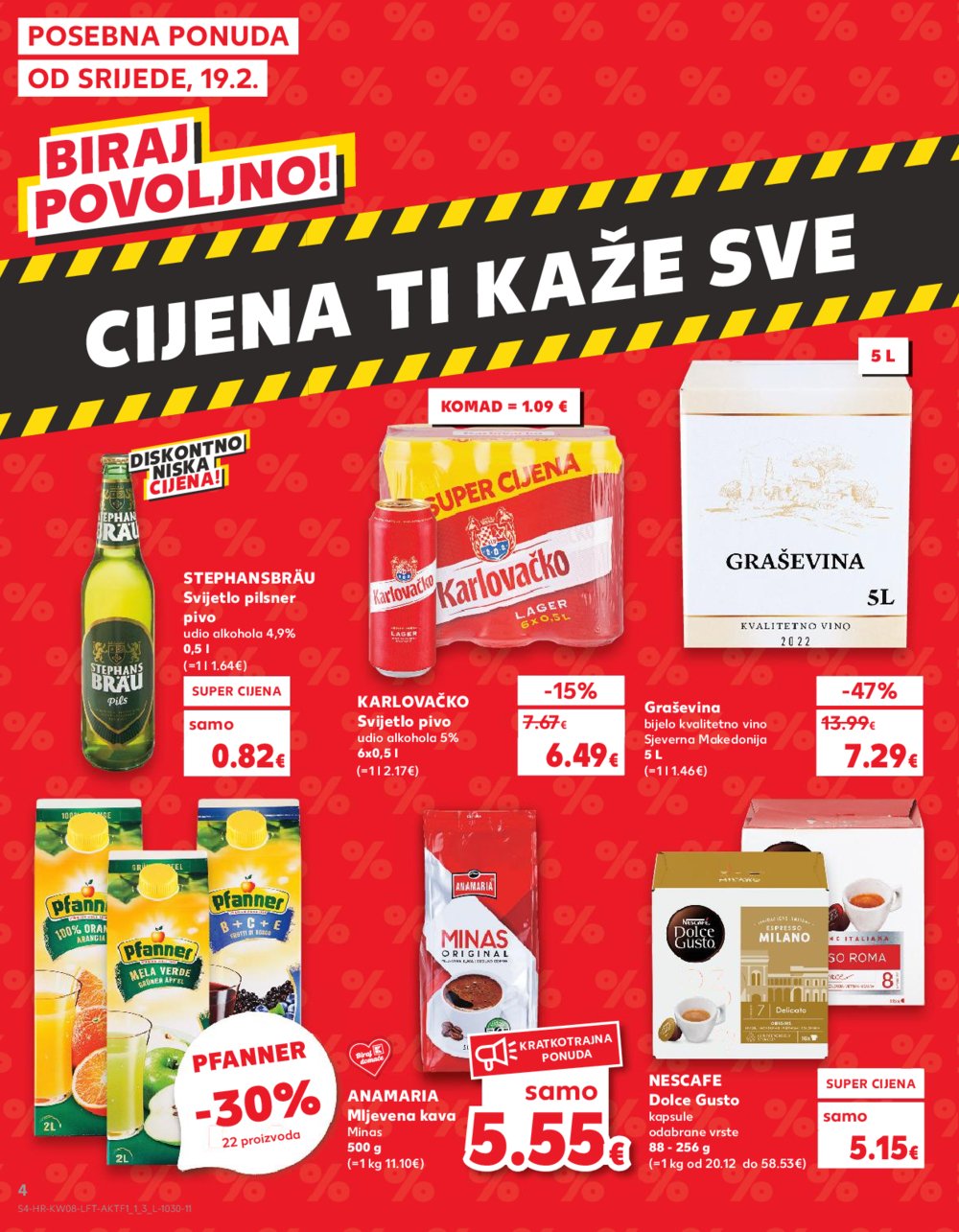 Kaufland katalog Akcija 19.02.-25.02.2025. VG, Ro, Ma, Vu, PO, Vod, DS