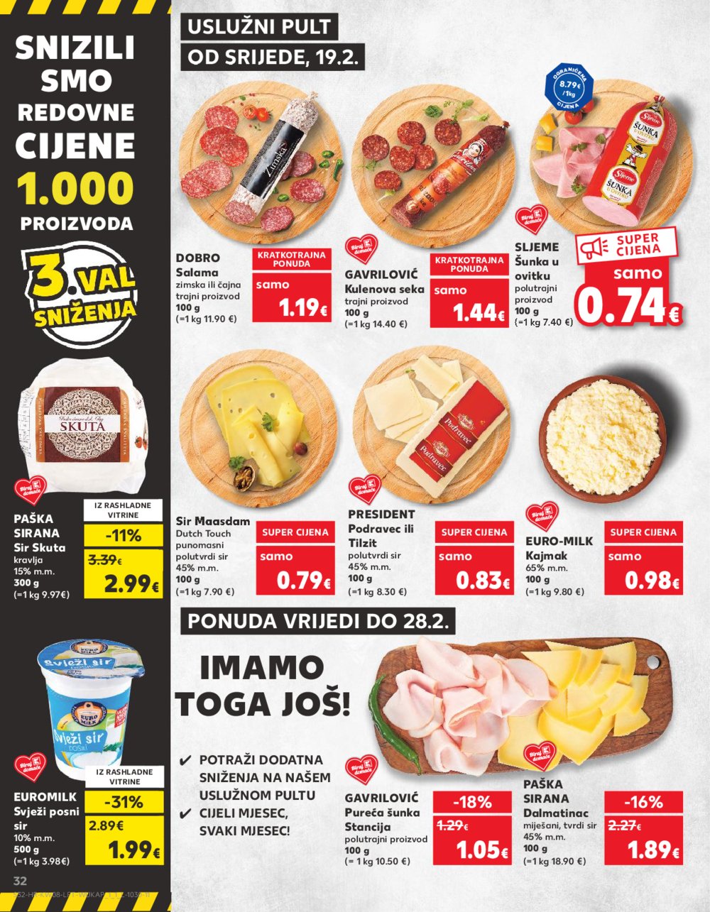 Kaufland katalog Akcija 19.02.-25.02.2025. VG, Ro, Ma, Vu, PO, Vod, DS