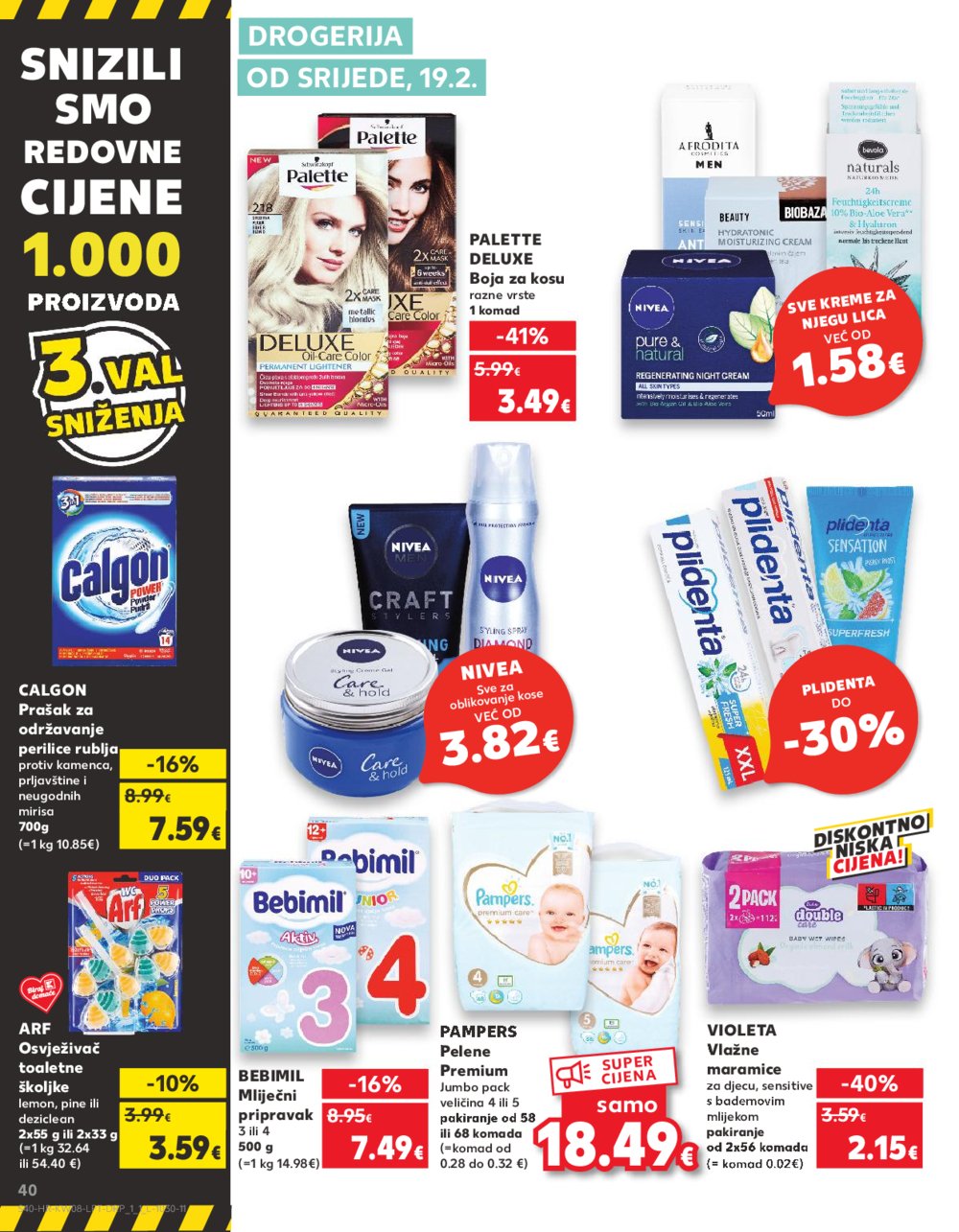 Kaufland katalog Akcija 19.02.-25.02.2025. VG, Ro, Ma, Vu, PO, Vod, DS