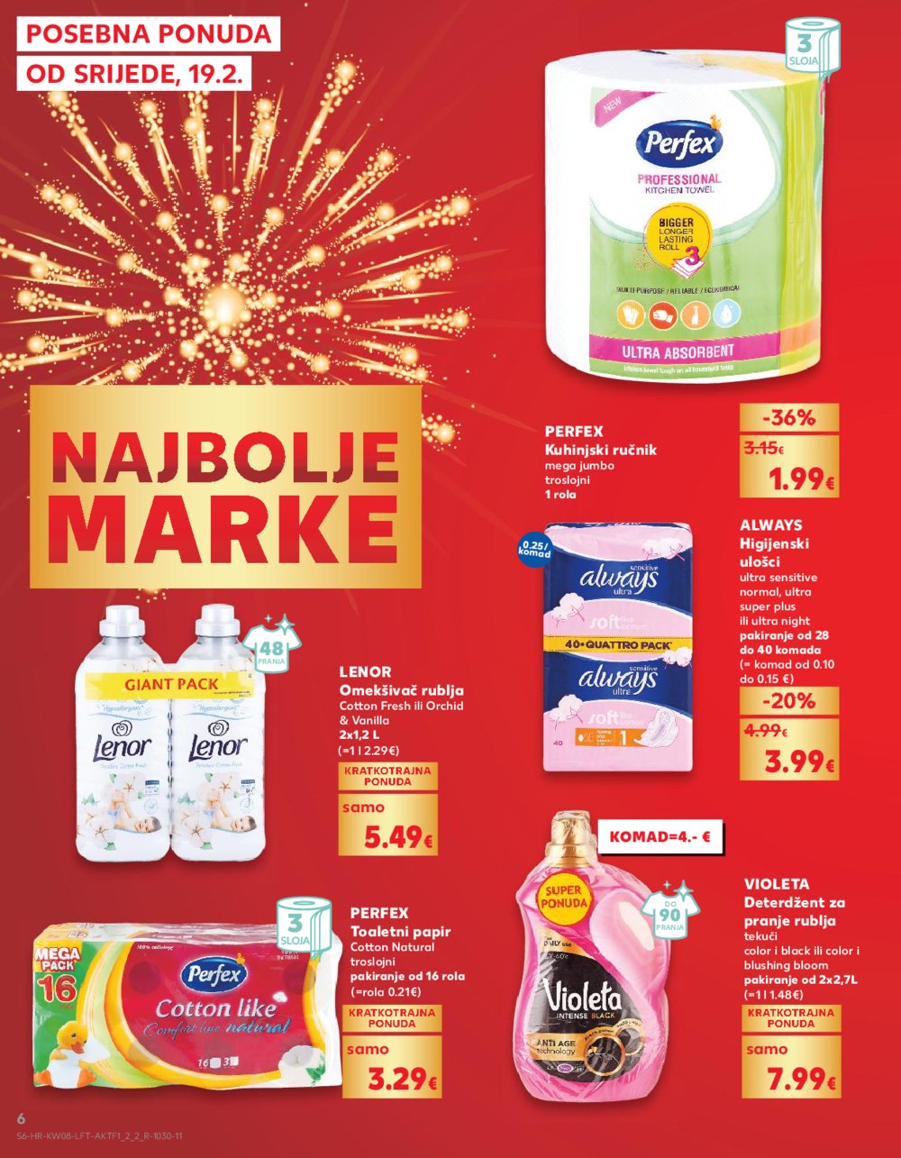 Kaufland katalog Akcija 19.02.-25.02.2025. VG, Ro, Ma, Vu, PO, Vod, DS