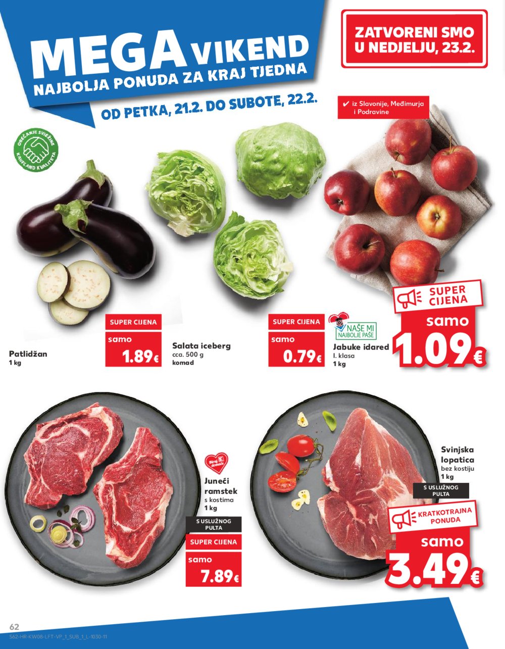 Kaufland katalog Akcija 19.02.-25.02.2025. VG, Ro, Ma, Vu, PO, Vod, DS