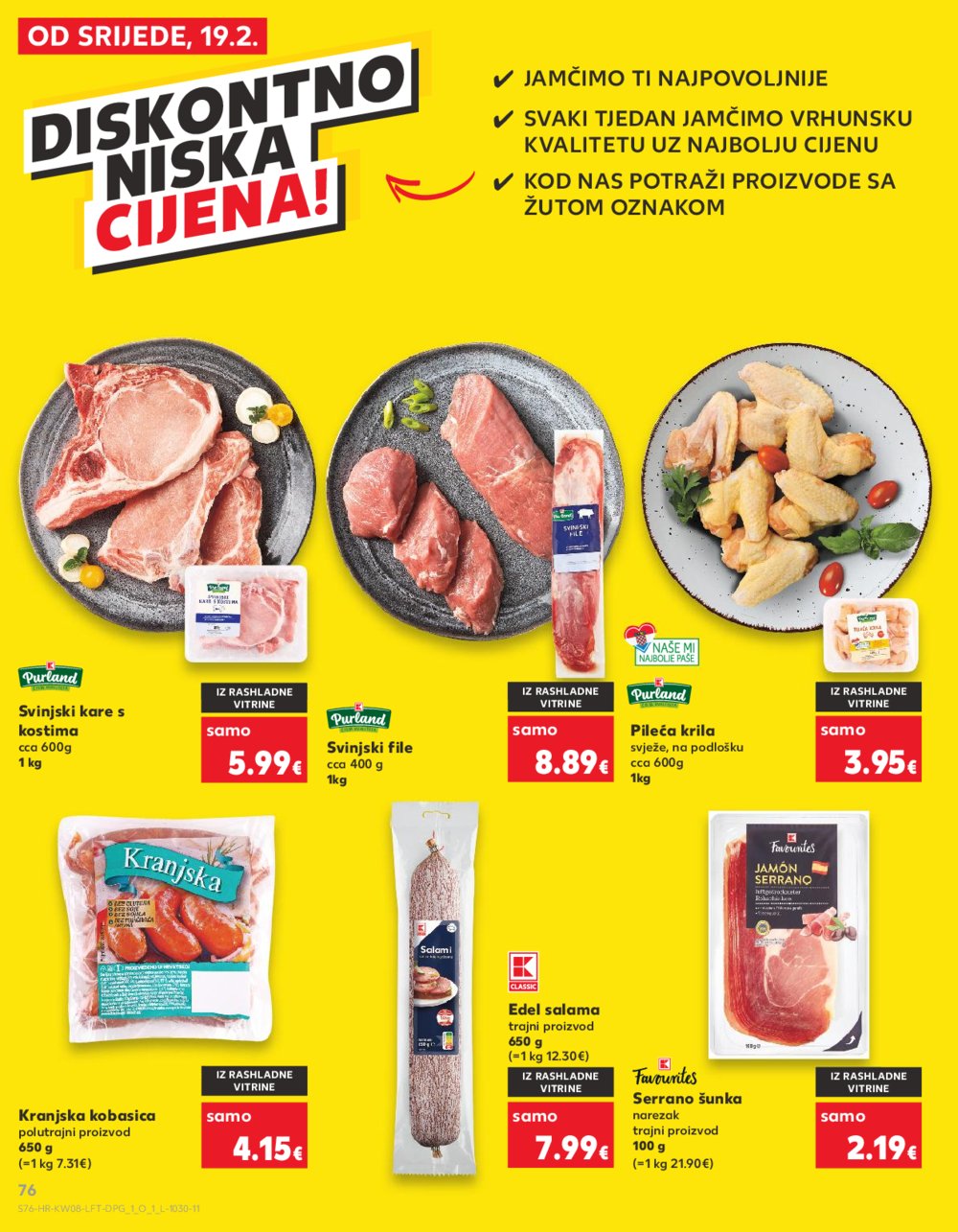 Kaufland katalog Akcija 19.02.-25.02.2025. VG, Ro, Ma, Vu, PO, Vod, DS