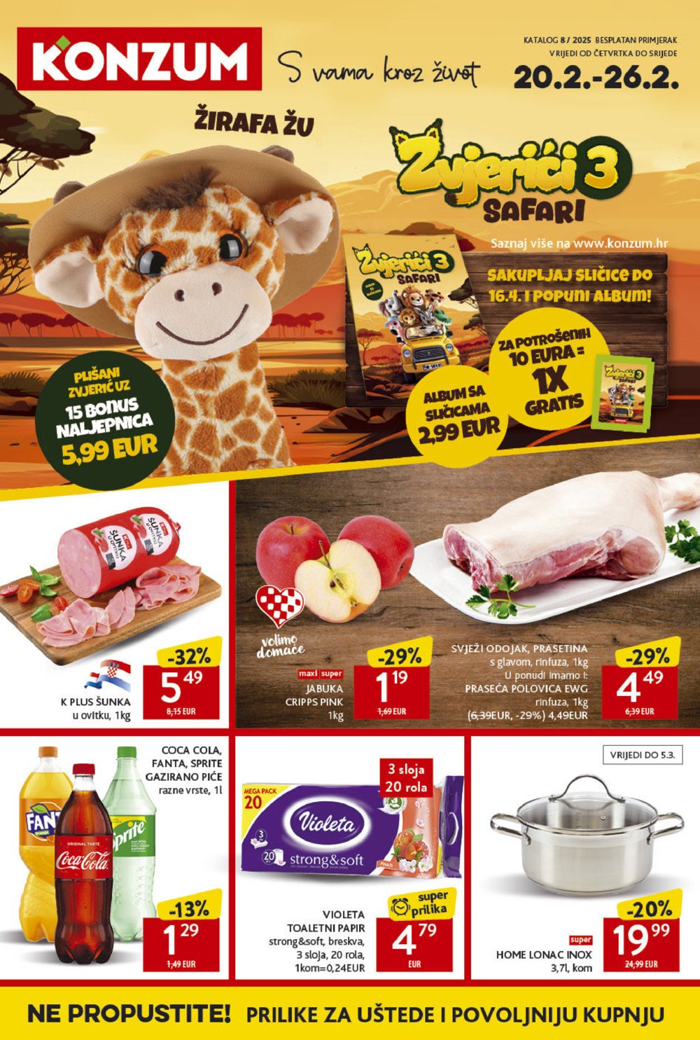 Konzum katalog Akcija 20.02.-26.02.2025.