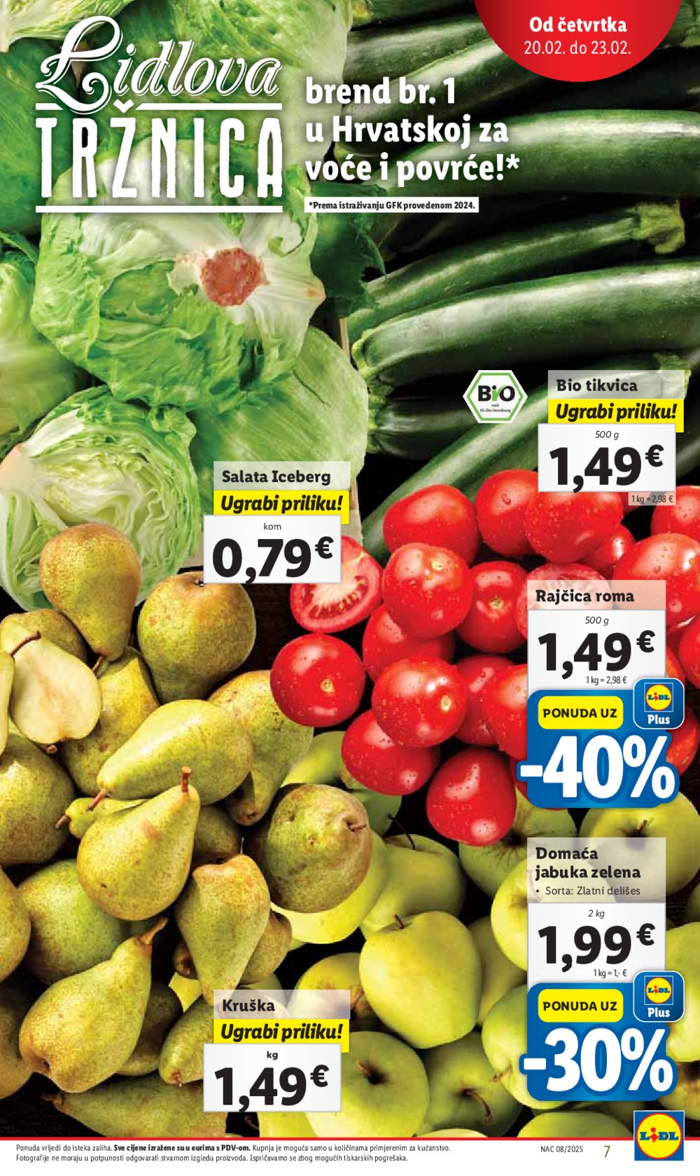 Lidl katalog Super ponuda od četvrtka 20.02.-23.02.2025.