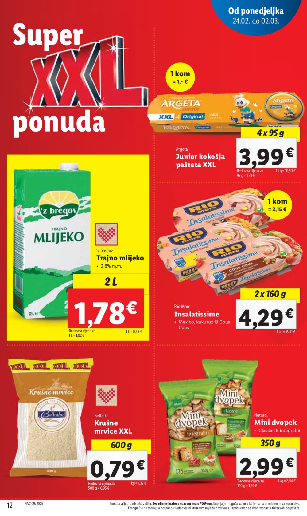 Lidl katalog Super ponuda od ponedjeljka 24.02.-02.03.2025.