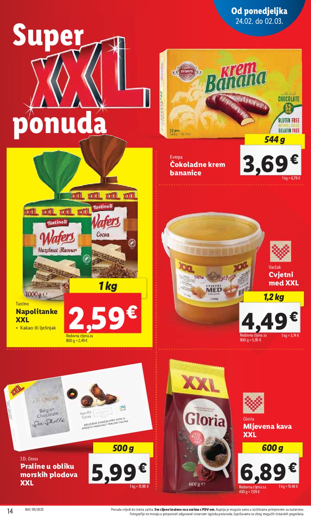 Lidl katalog Super ponuda od ponedjeljka 24.02.-02.03.2025.