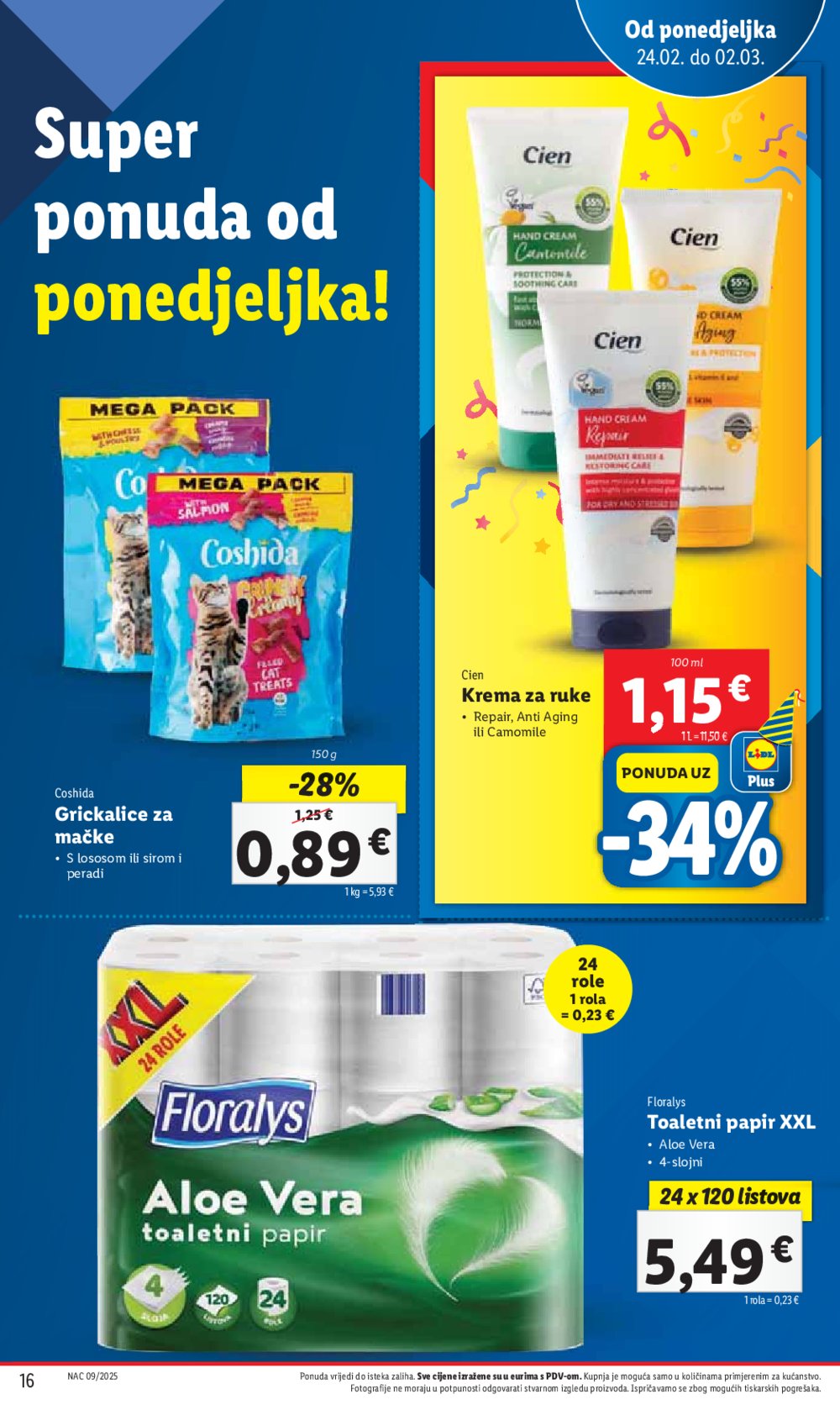 Lidl katalog Super ponuda od ponedjeljka 24.02.-02.03.2025.