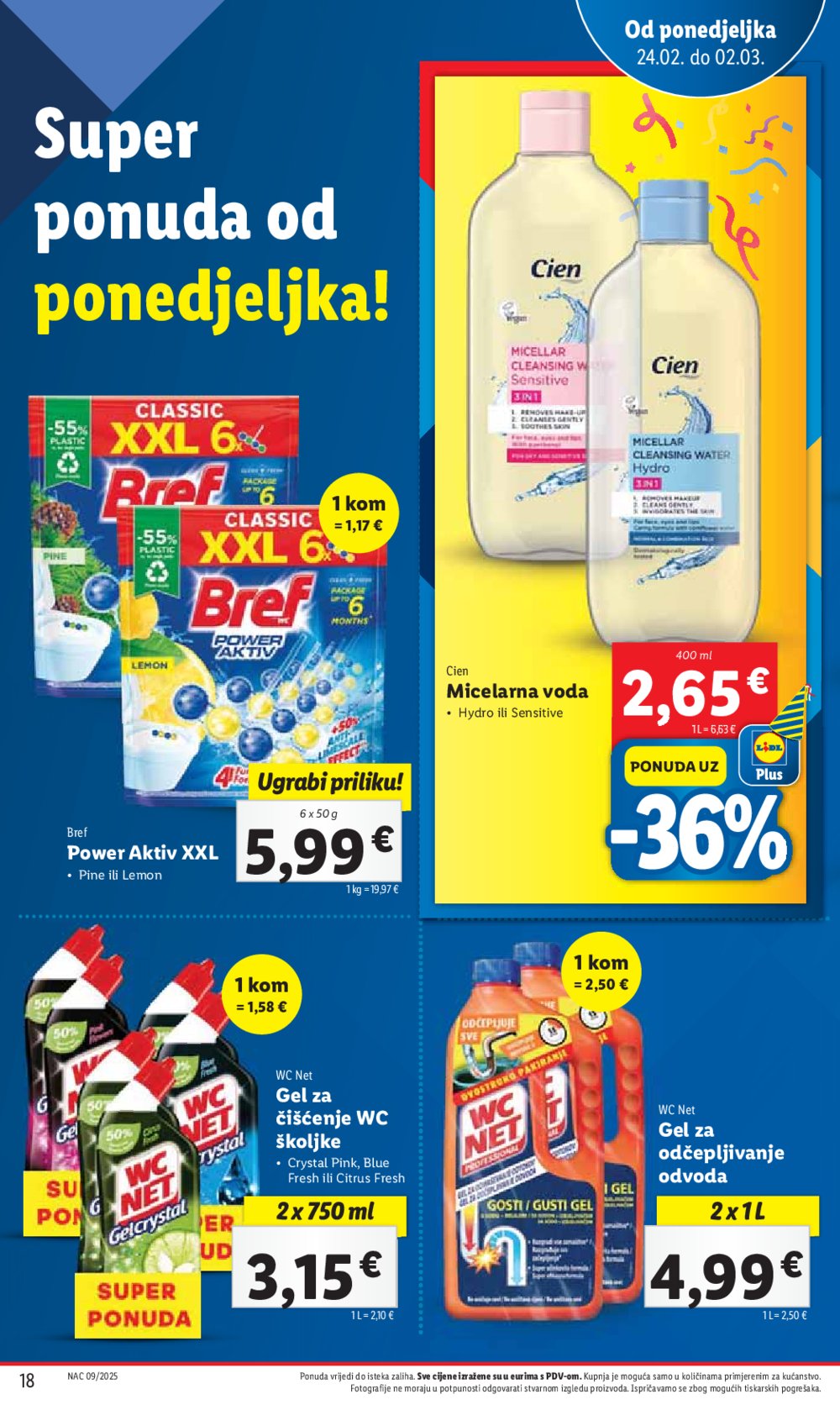 Lidl katalog Super ponuda od ponedjeljka 24.02.-02.03.2025.