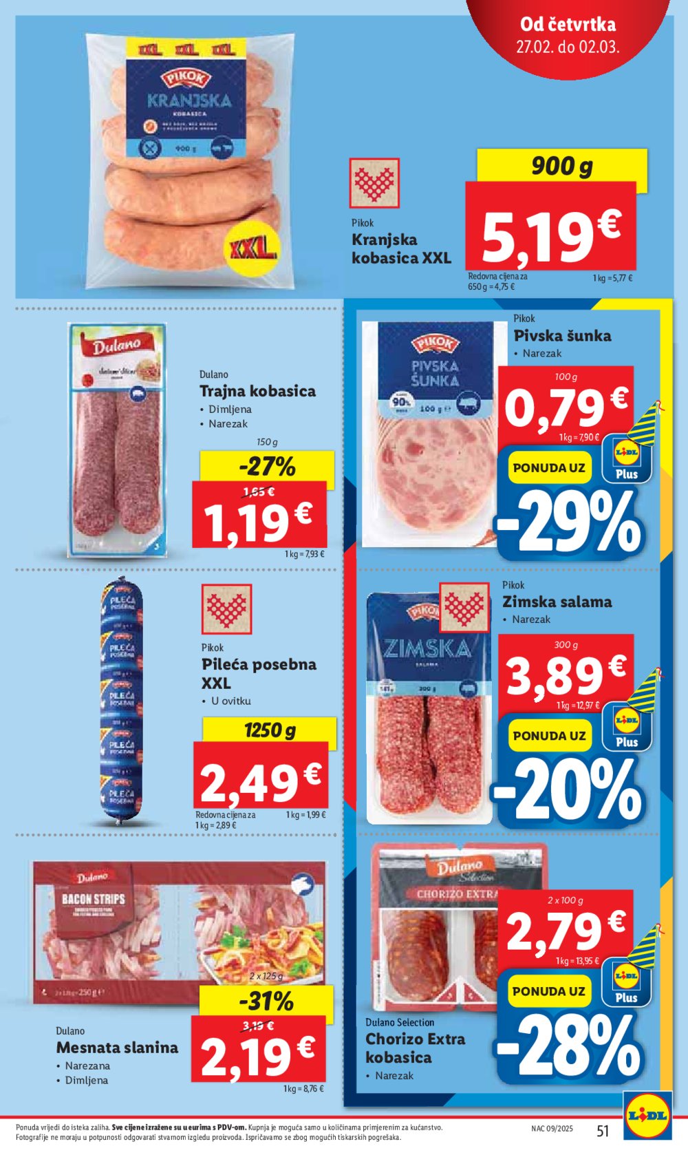 Lidl katalog Super ponuda od ponedjeljka 24.02.-02.03.2025.