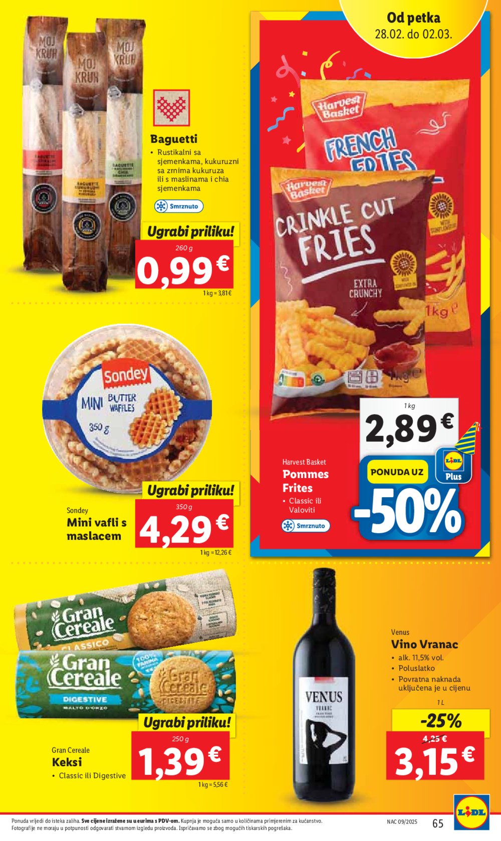 Lidl katalog Super ponuda od ponedjeljka 24.02.-02.03.2025.