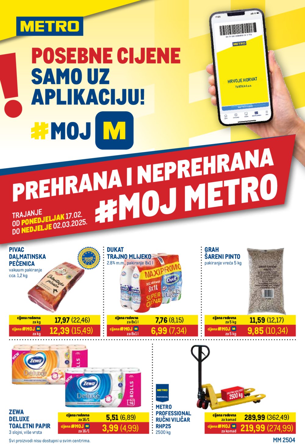 Metro katalog Prehrana i Neprehrana akcija 17.02.-02.03.2025.